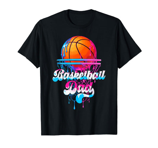Basketball Dad Funny Fathers Day Ice T-Shirt - Minimalist Print for Adults - T-Shirt, Sweatshirt, Hoodie