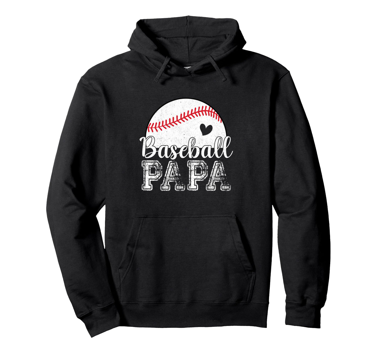 Baseball Papa Gifts Fathers Day Baseball Hoodie - Minimalist Print Unisex - T-Shirt, Sweatshirt, Hoodie