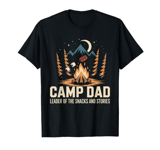 Camp Dad Camper Funny Camping T-Shirt - Streetwear Style Men Women - T-Shirt, Sweatshirt, Hoodie