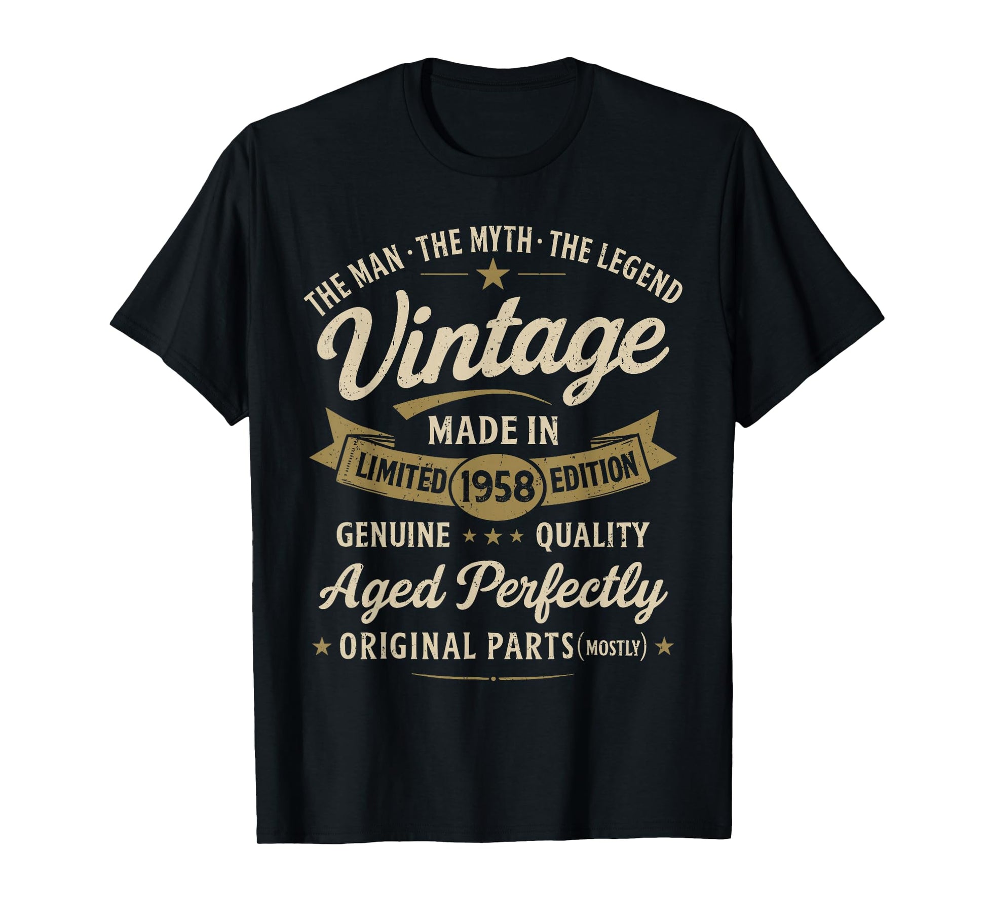 68Th Birthday Gift 1958 Funny 68 T-Shirt - Casual Everyday Wear Unisex - T-Shirt, Sweatshirt, Hoodie