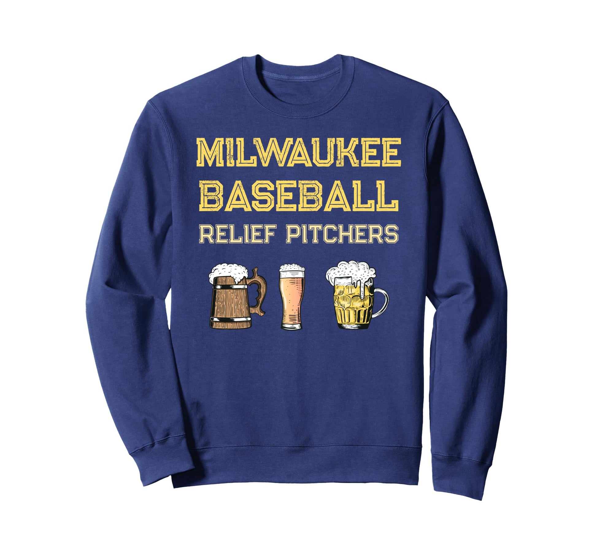 Milwaukee Baseball Beer Fan Sweatshirt - Streetwear Style Men Women - T-Shirt, Sweatshirt, Hoodie
