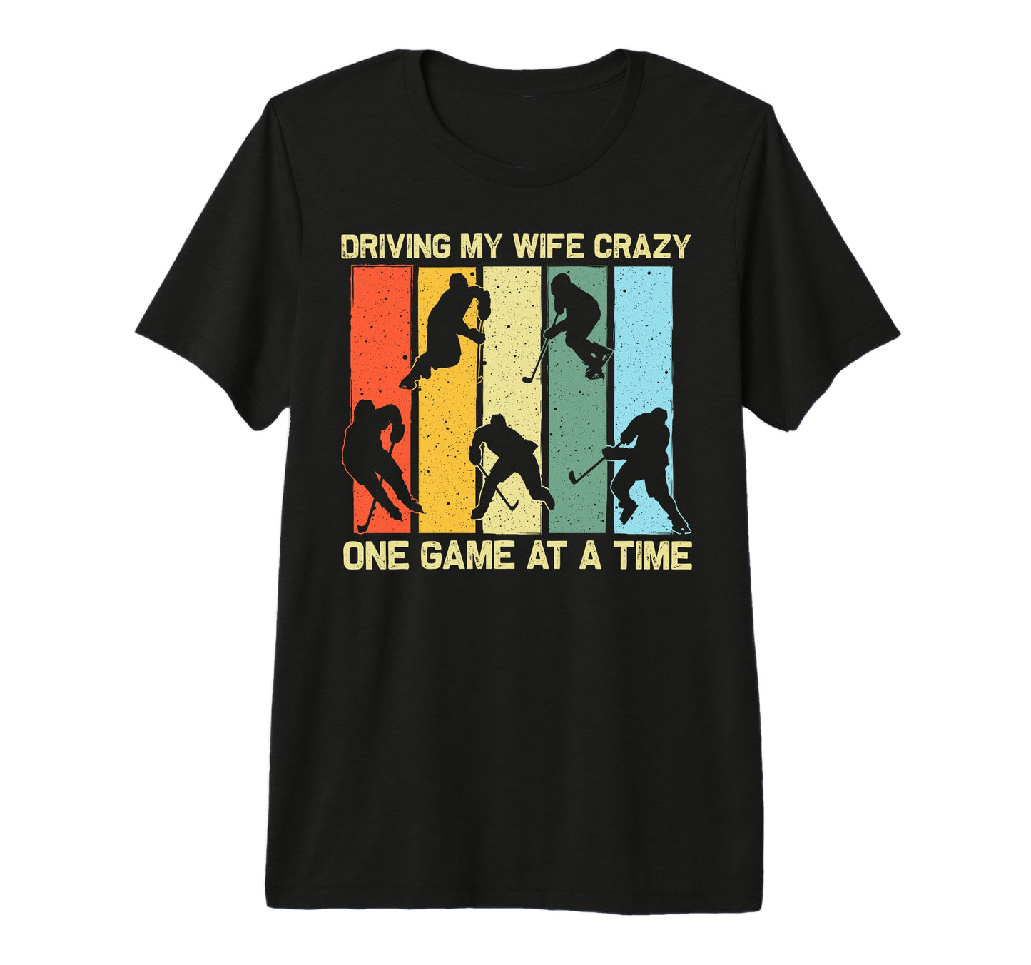 Ice Hockey Dad Player Goalie T-Shirt - Fun Novelty Design for Adults - T-Shirt, Sweatshirt, Hoodie
