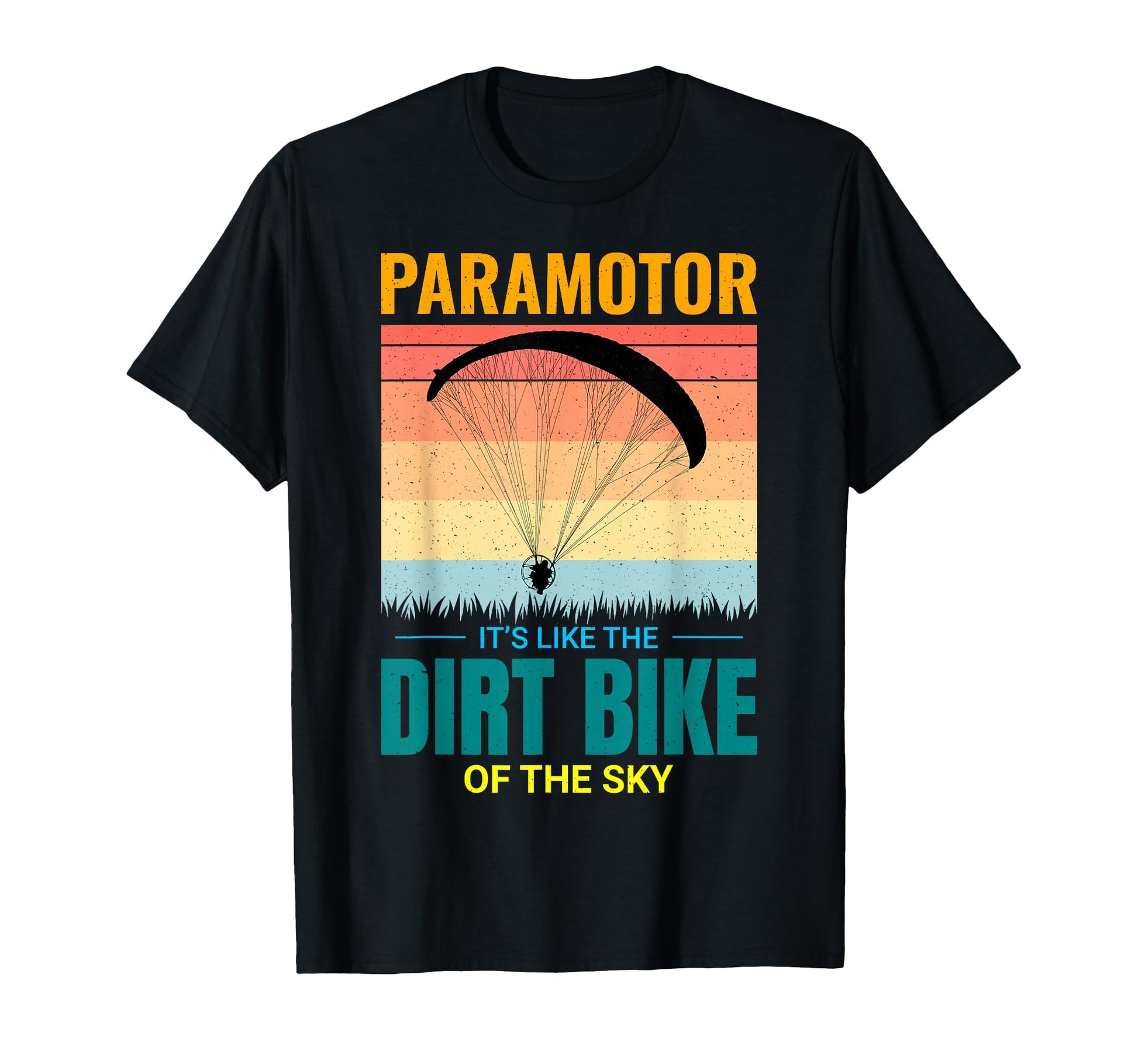 Paramotor Pilot Paramotoring Powered T-Shirt - Custom Art Print Men Women - T-Shirt, Sweatshirt, Hoodie