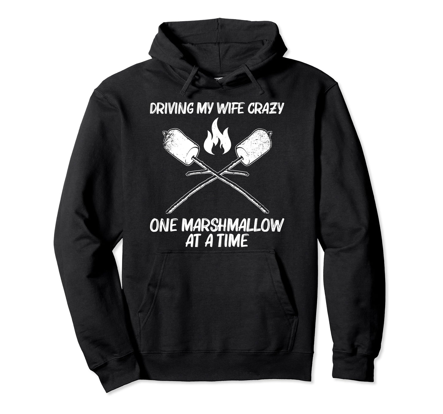 Marshmallow Dad Marshmallows Camping Hoodie - Novelty Apparel for Adults - T-Shirt, Sweatshirt, Hoodie