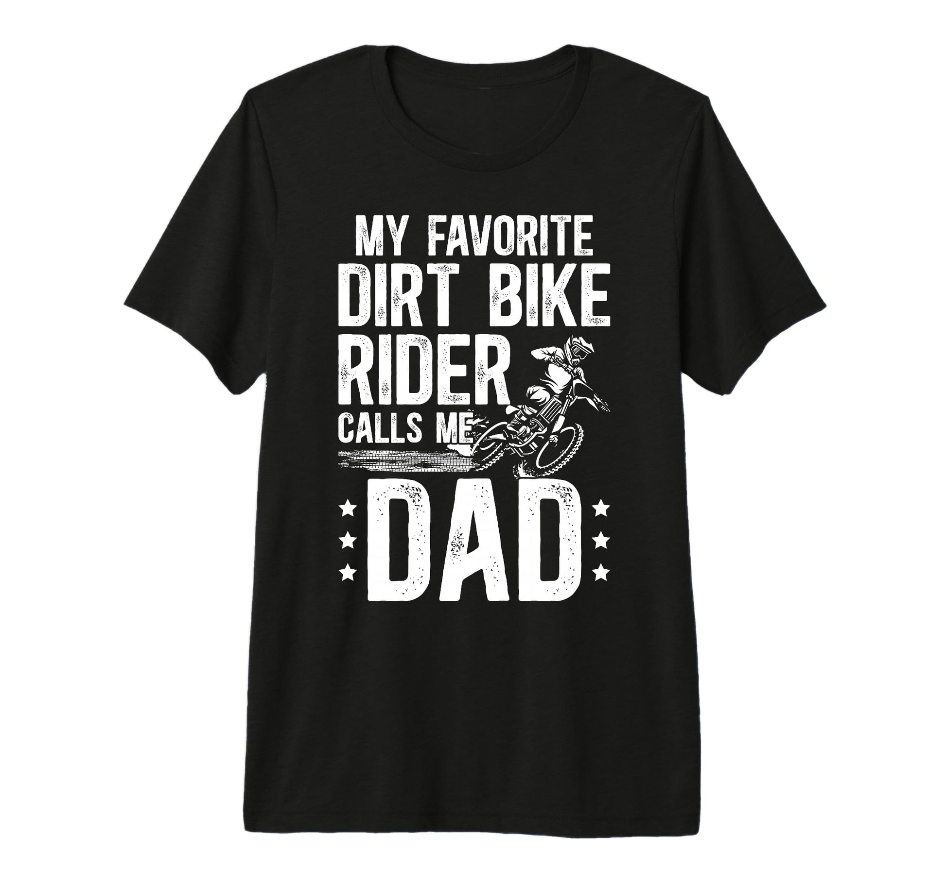 Mens My Favorite Dirt Biker Dad T-Shirt - Aesthetic Graphic for Adults - T-Shirt, Sweatshirt, Hoodie