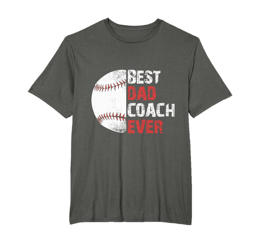 Baseball Coach Baseball Daddy Coach Dad T-Shirt - Trendy Graphic Unisex - T-Shirt, Sweatshirt, Hoodie
