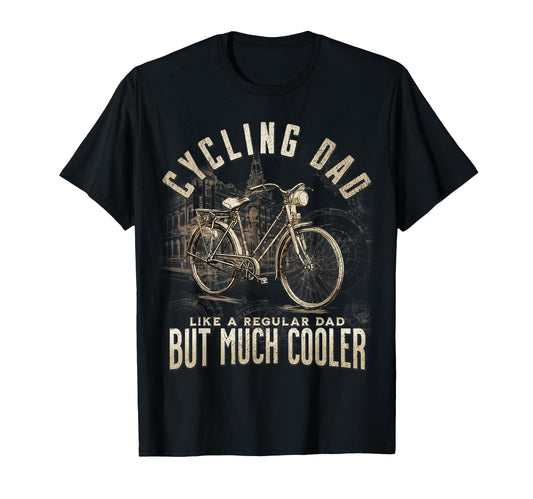 Bike Cycling Dad Like Regular Dad Biker T-Shirt - Custom Art Print Unisex - T-Shirt, Sweatshirt, Hoodie