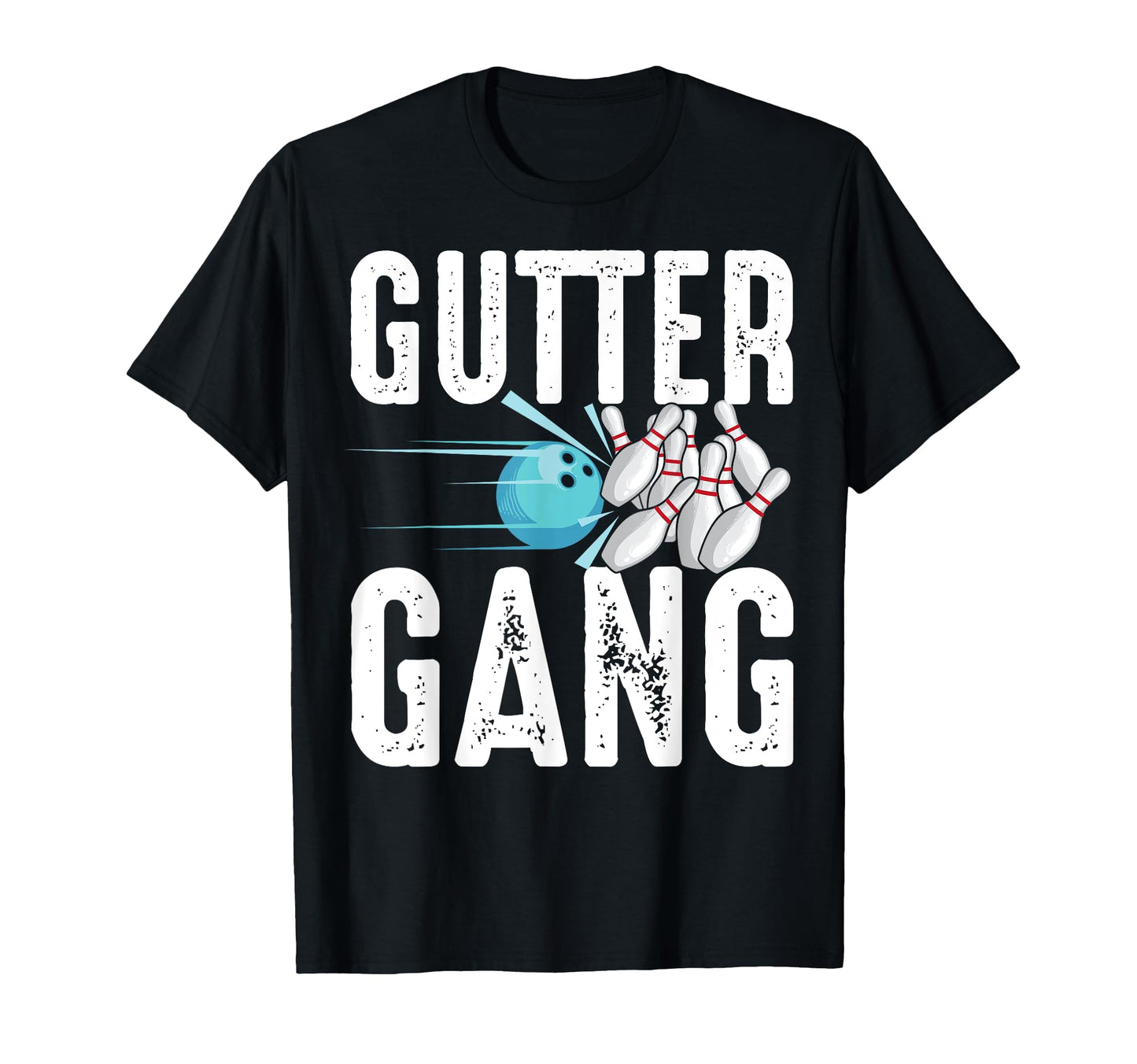 Funny Bowling Gift Gutter Gang T-Shirt - Aesthetic Graphic Men Women - T-Shirt, Sweatshirt, Hoodie