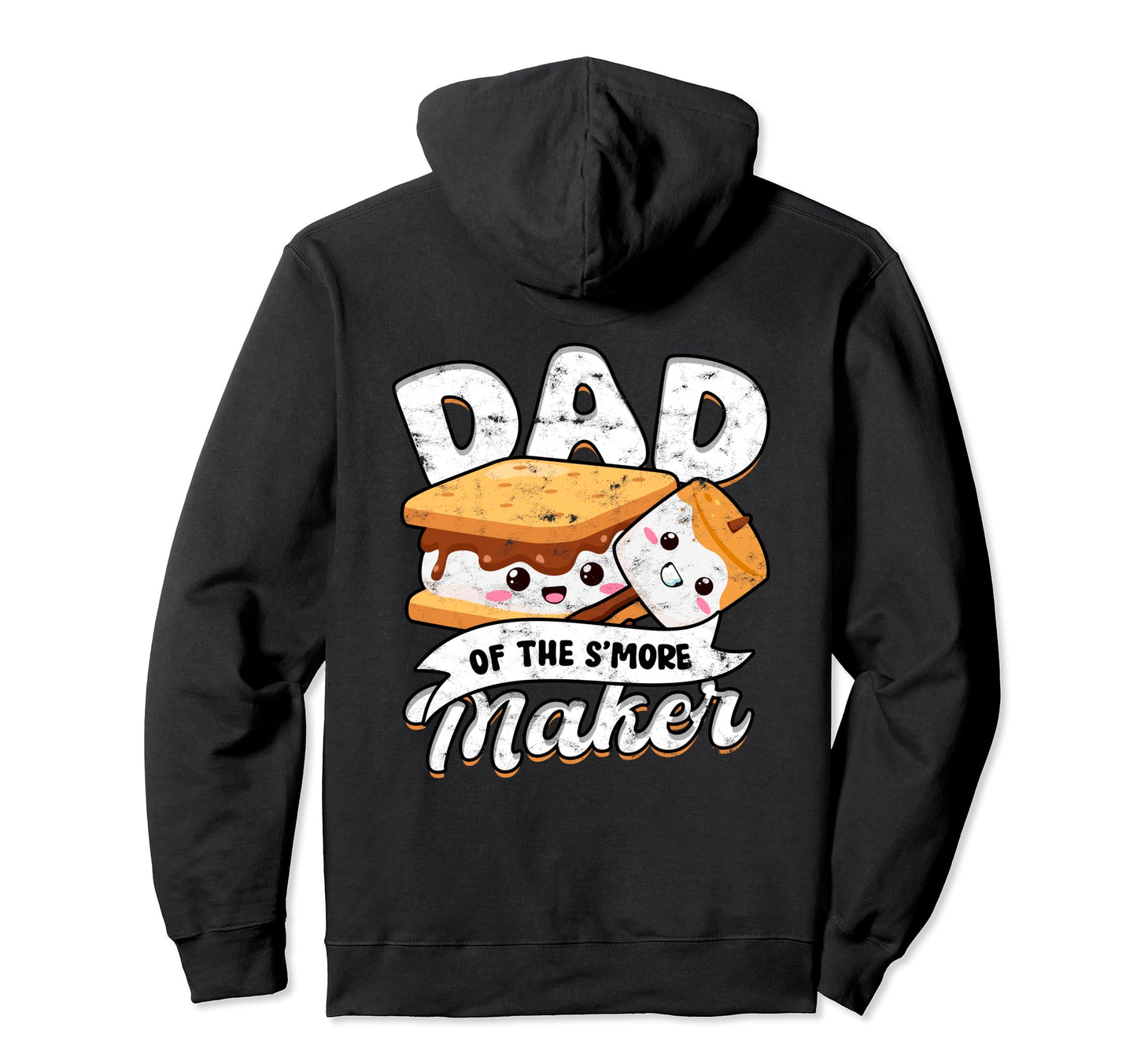 Smores Marshmallow Chocolate Camping Dad Hoodie - Novelty Apparel Unisex - T-Shirt, Sweatshirt, Hoodie