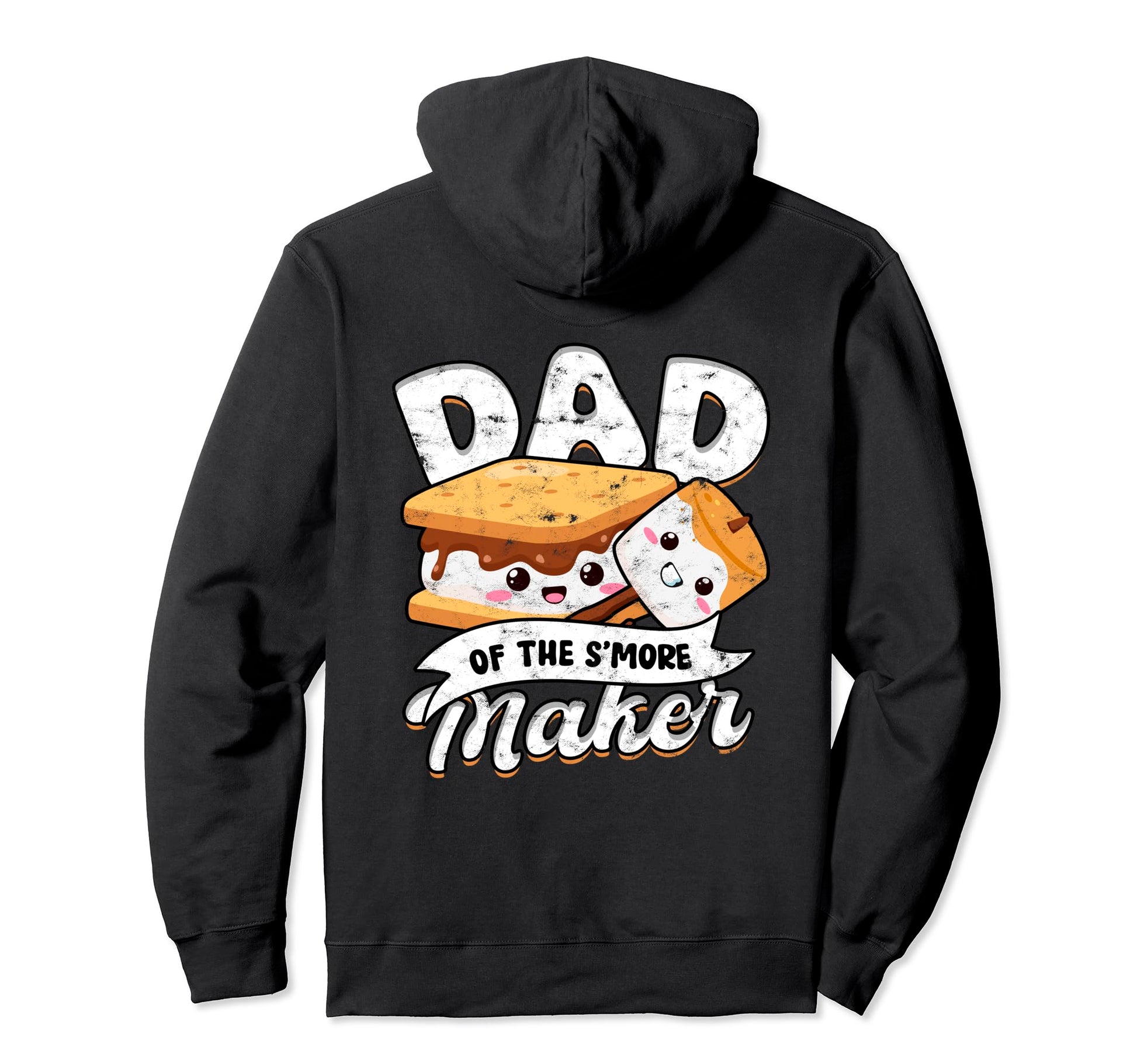 Smores Marshmallow Chocolate Camping Dad Hoodie - Novelty Apparel Unisex - T-Shirt, Sweatshirt, Hoodie