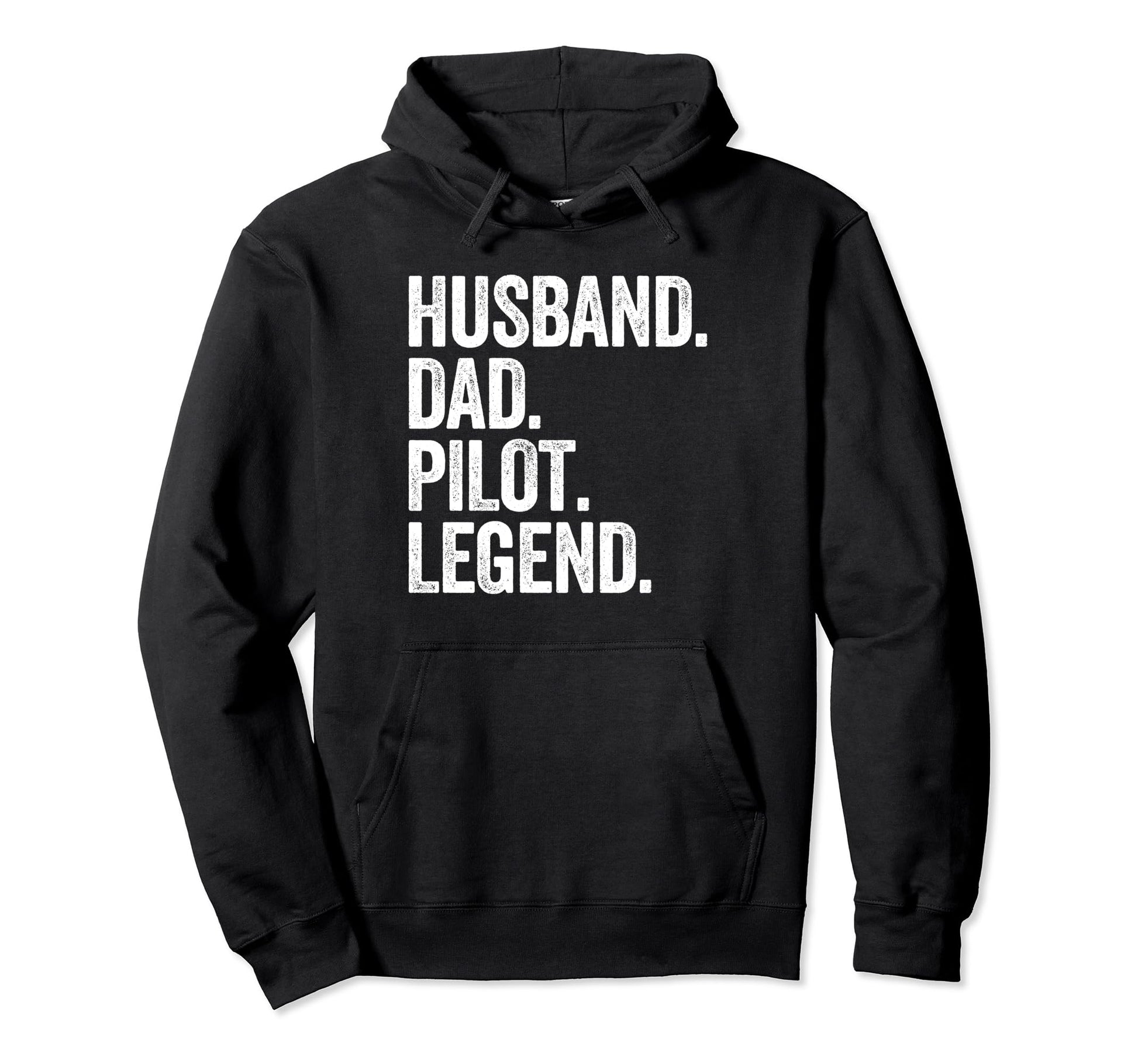 Husband Dad Pilot Funny Aviation Hoodie - Graphic Print Men Women - T-Shirt, Sweatshirt, Hoodie