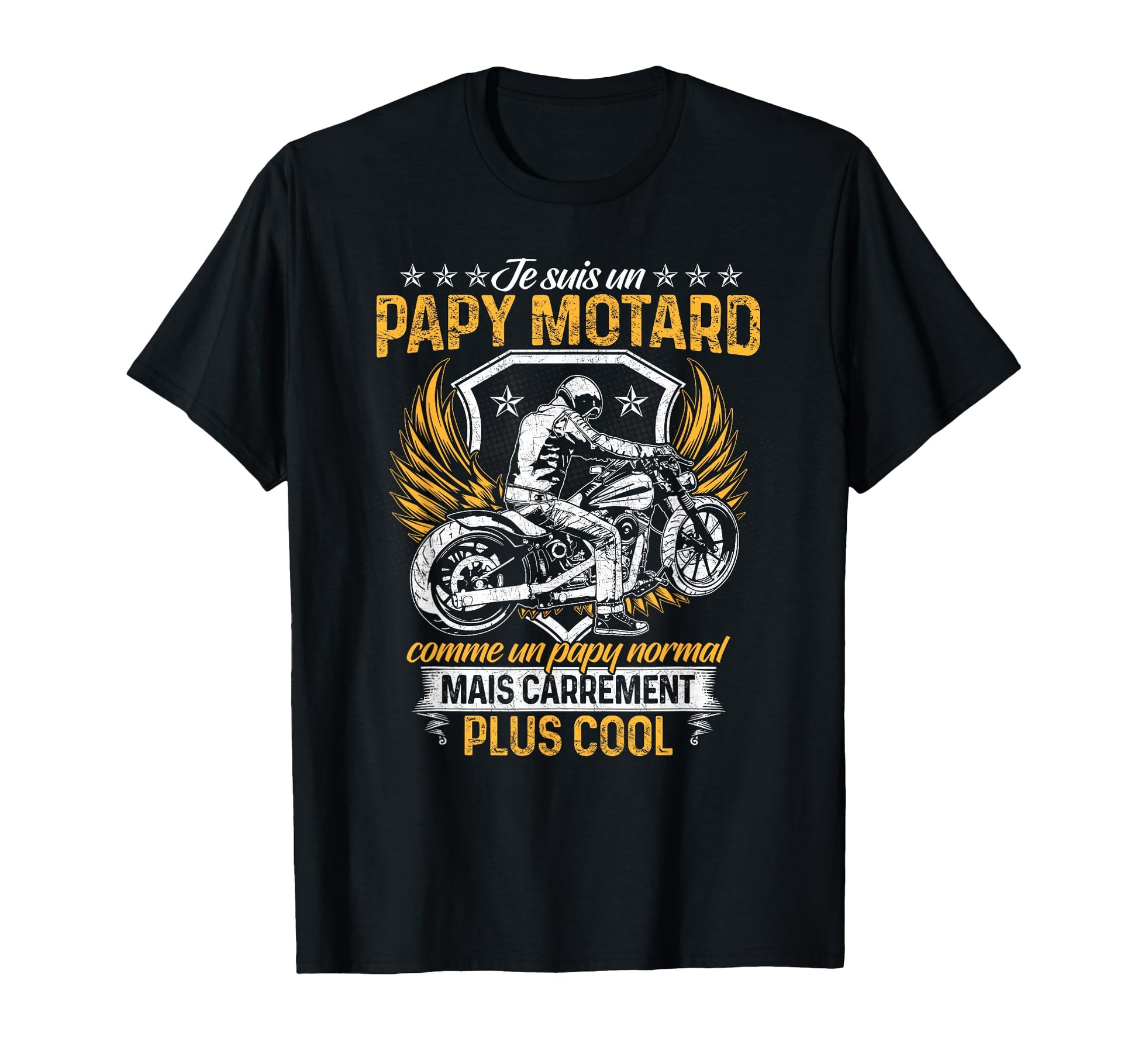 Motard Dad Motorcycle Fathers Day Biker T-Shirt - Unique Graphic Men Women - T-Shirt, Sweatshirt, Hoodie