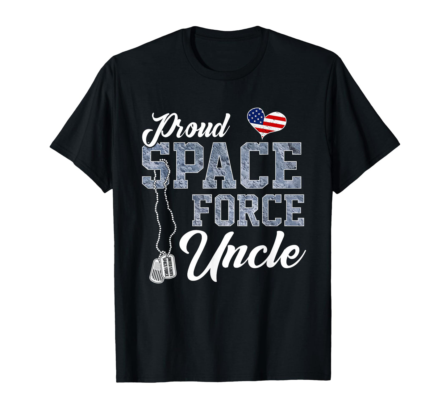 Proud Space Force Uncle Us Military T-Shirt - Trendy Graphic for Adults - T-Shirt, Sweatshirt, Hoodie