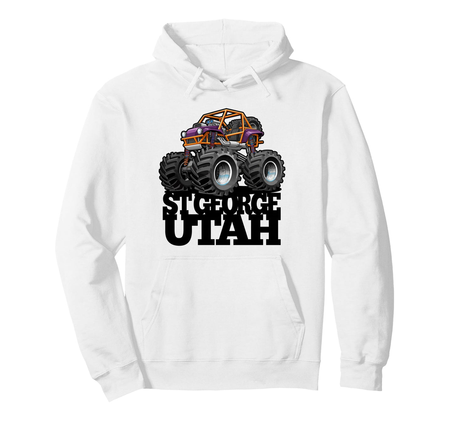 St George Utah 4X4 Offroad Quad Atv Utv Hoodie - Unique Graphic Men Women - T-Shirt, Sweatshirt, Hoodie