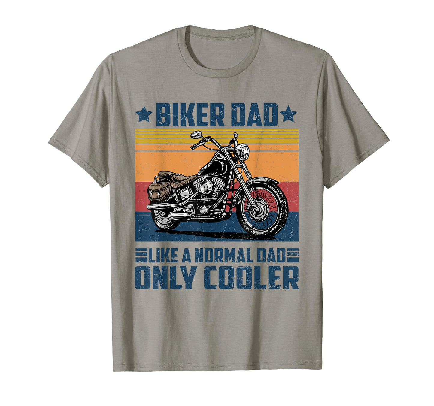 Motorcycle Biker Dad Like Normal Dad Only T-Shirt - Graphic Print Unisex - T-Shirt, Sweatshirt, Hoodie