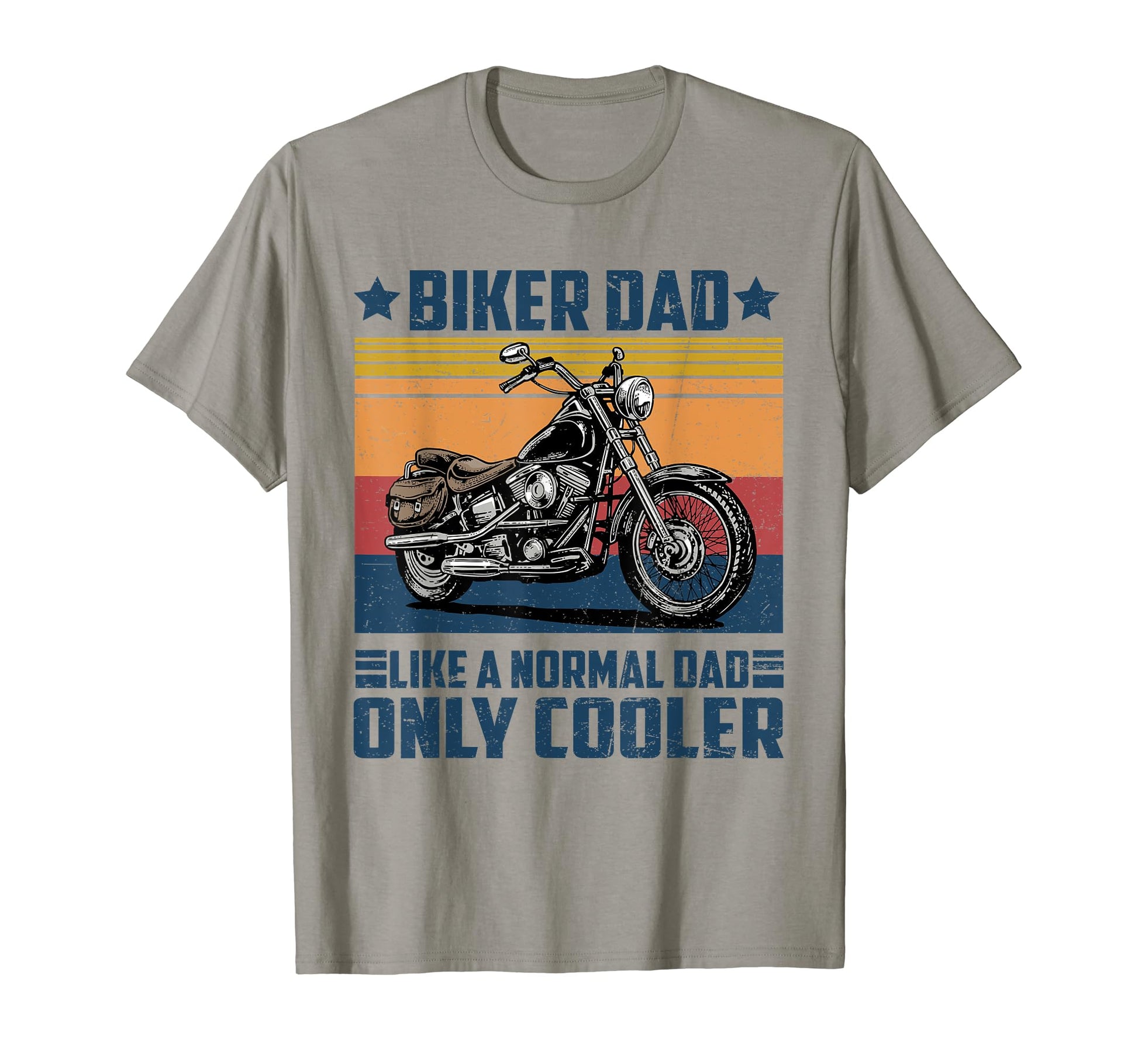 Motorcycle Biker Dad Like Normal Dad Only T-Shirt - Graphic Print Unisex - T-Shirt, Sweatshirt, Hoodie