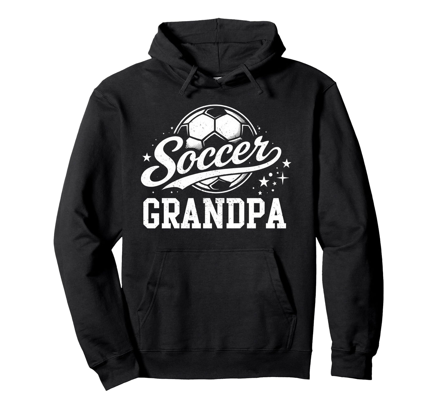 Soccer Grandpa Family Matching Hoodie - Fun Novelty Design for Adults - T-Shirt, Sweatshirt, Hoodie
