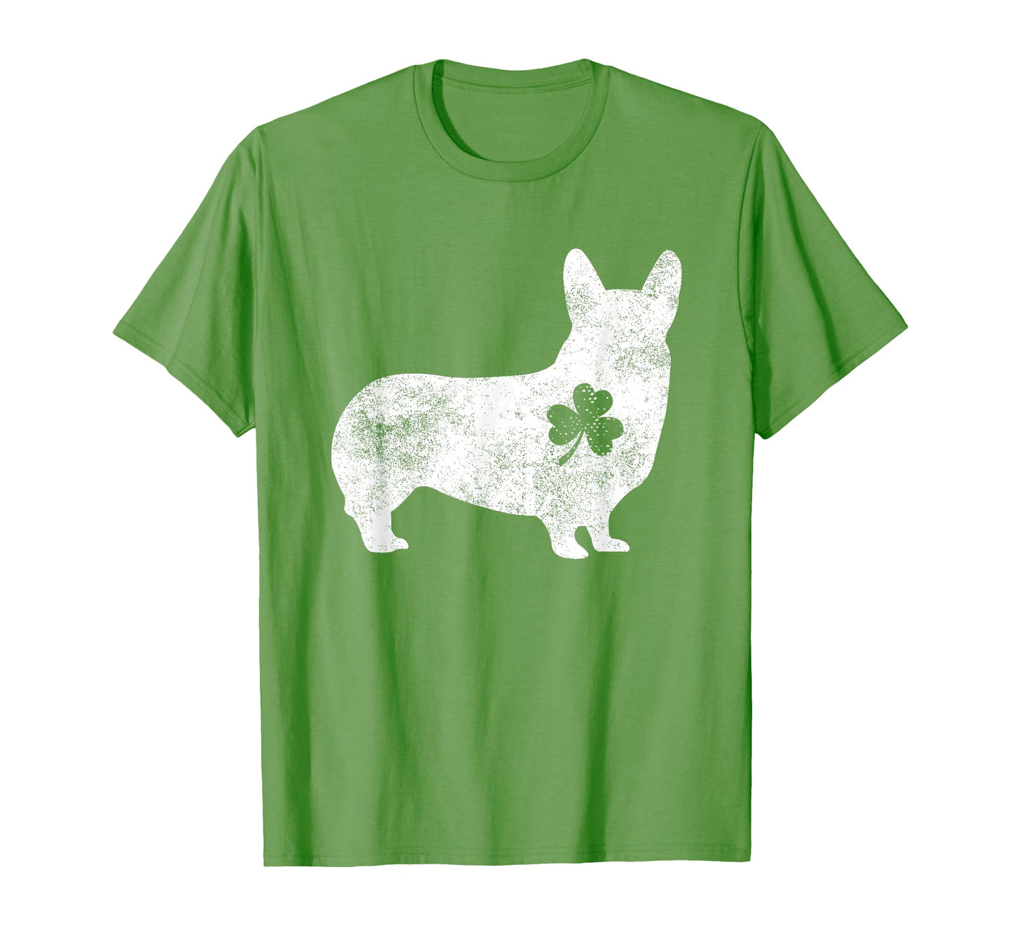 Corgi Irish Clover St Patricks Day Dog T-Shirt - Graphic Print for Adults - T-Shirt, Sweatshirt, Hoodie