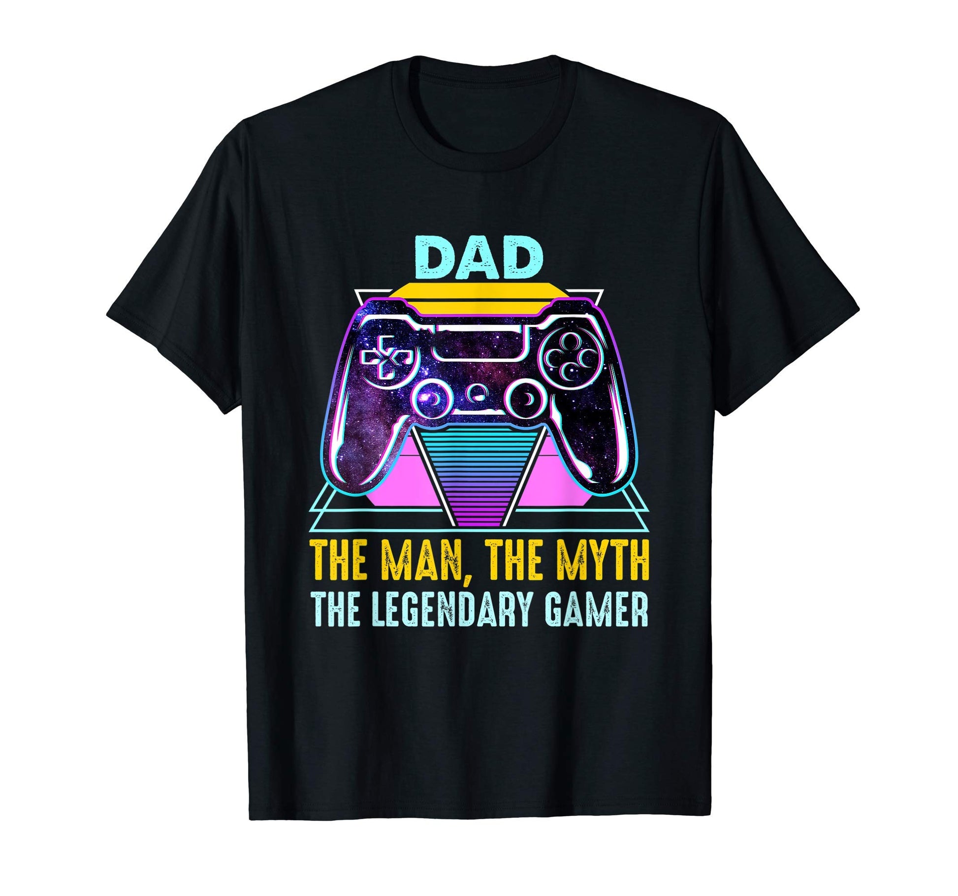 Dad Myth Legendary Gamer Games Funny T-Shirt - Custom Art Print Unisex - T-Shirt, Sweatshirt, Hoodie