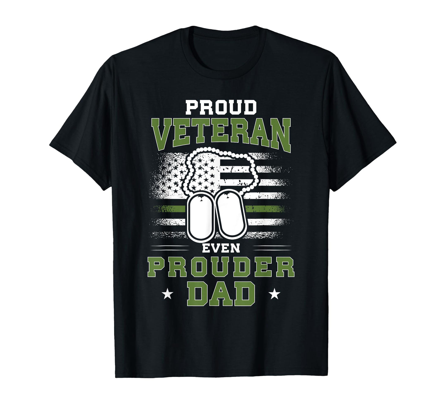 Proud Veteran Dad Patriotic Military T-Shirt - Aesthetic Graphic Unisex - T-Shirt, Sweatshirt, Hoodie
