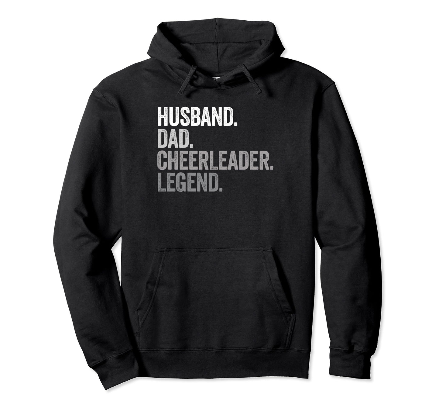 Husband Dad Cheerleader Funny Hoodie - Fun Novelty Design Men Women - T-Shirt, Sweatshirt, Hoodie