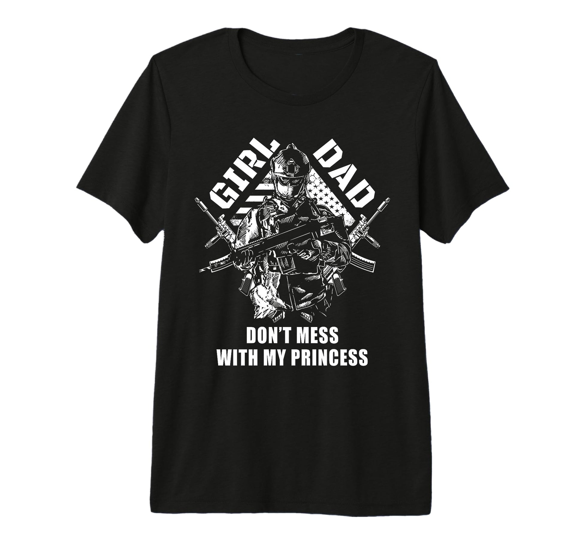 Mens Dad Dont Mess My Princess T-Shirt - Casual Everyday Wear for Adults - T-Shirt, Sweatshirt, Hoodie