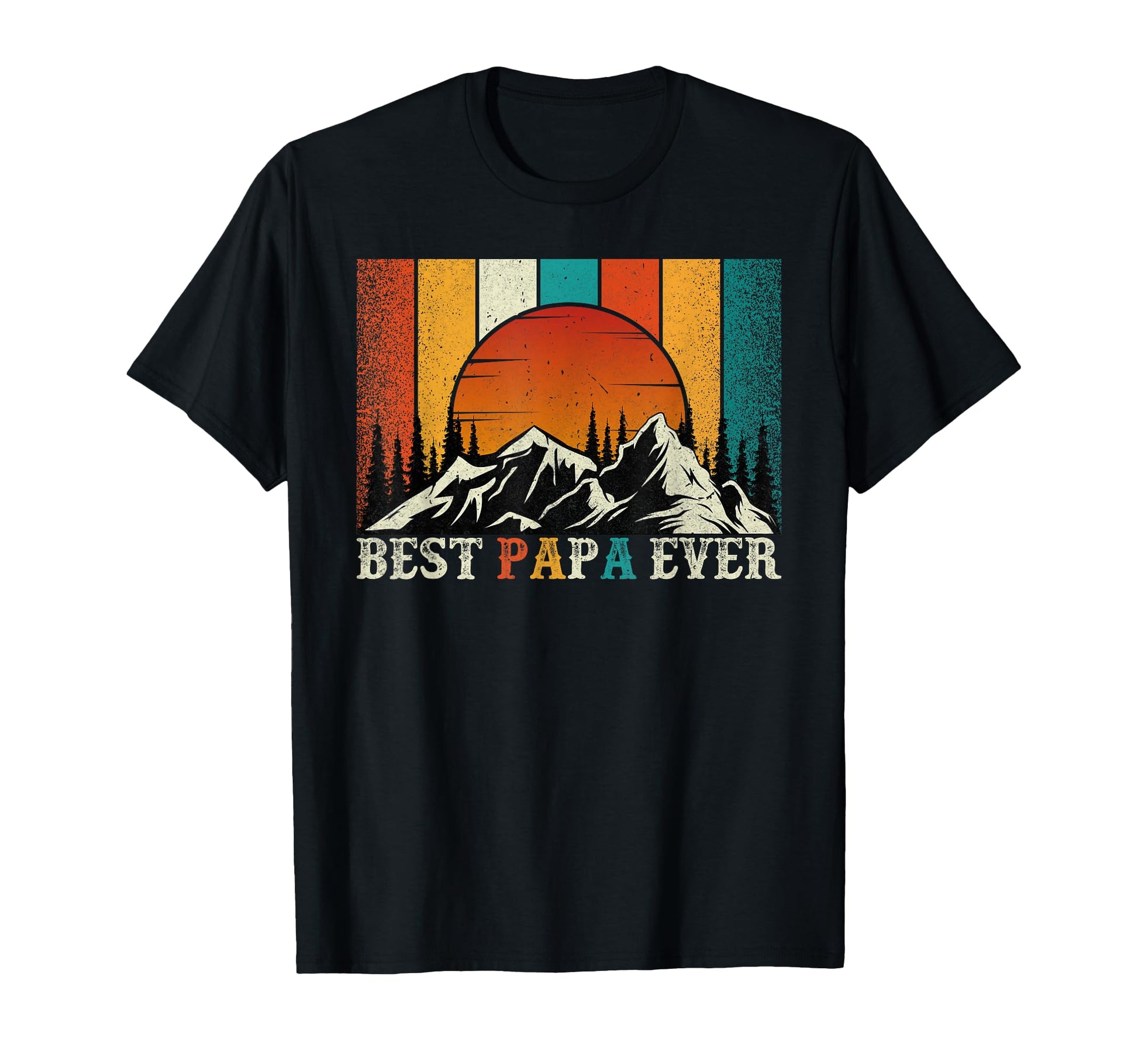 Best Papa Ever Mountaineering Mountain T-Shirt - Trendy Graphic Men Women - T-Shirt, Sweatshirt, Hoodie