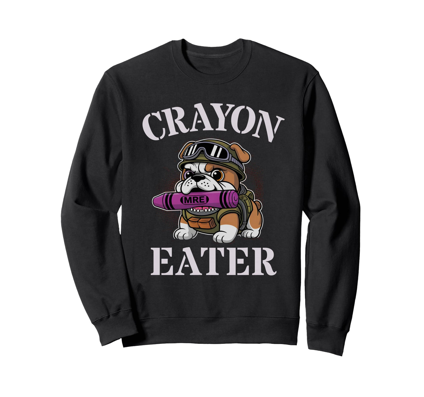 Funny Crayon Eater Officer Family Sweatshirt - Fun Novelty Design Unisex - T-Shirt, Sweatshirt, Hoodie
