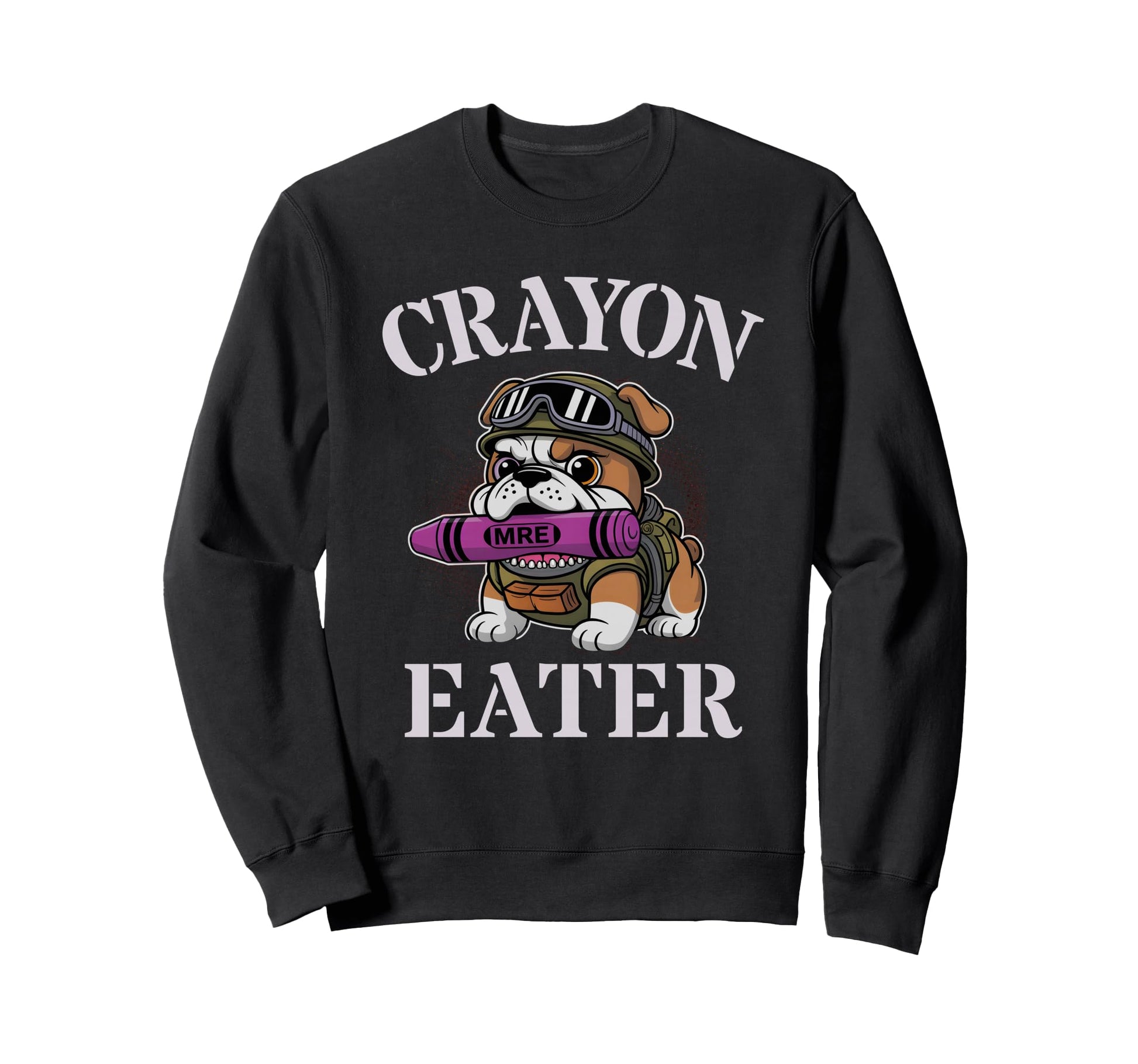 Funny Crayon Eater Officer Family Sweatshirt - Fun Novelty Design Unisex - T-Shirt, Sweatshirt, Hoodie