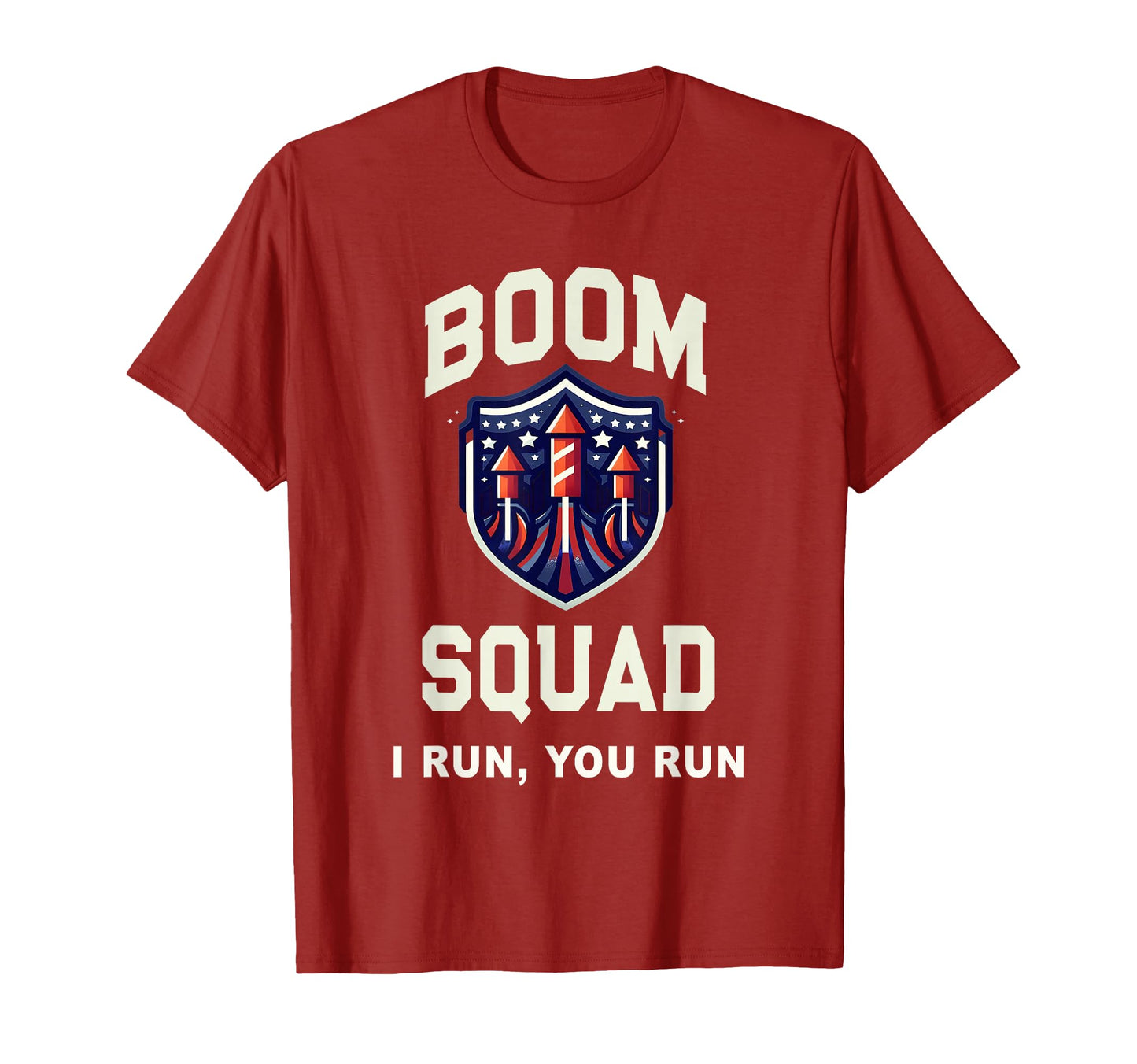 Fireworks Boom Squad 4Th July Safety T-Shirt - Custom Art Print for Adults - T-Shirt, Sweatshirt, Hoodie