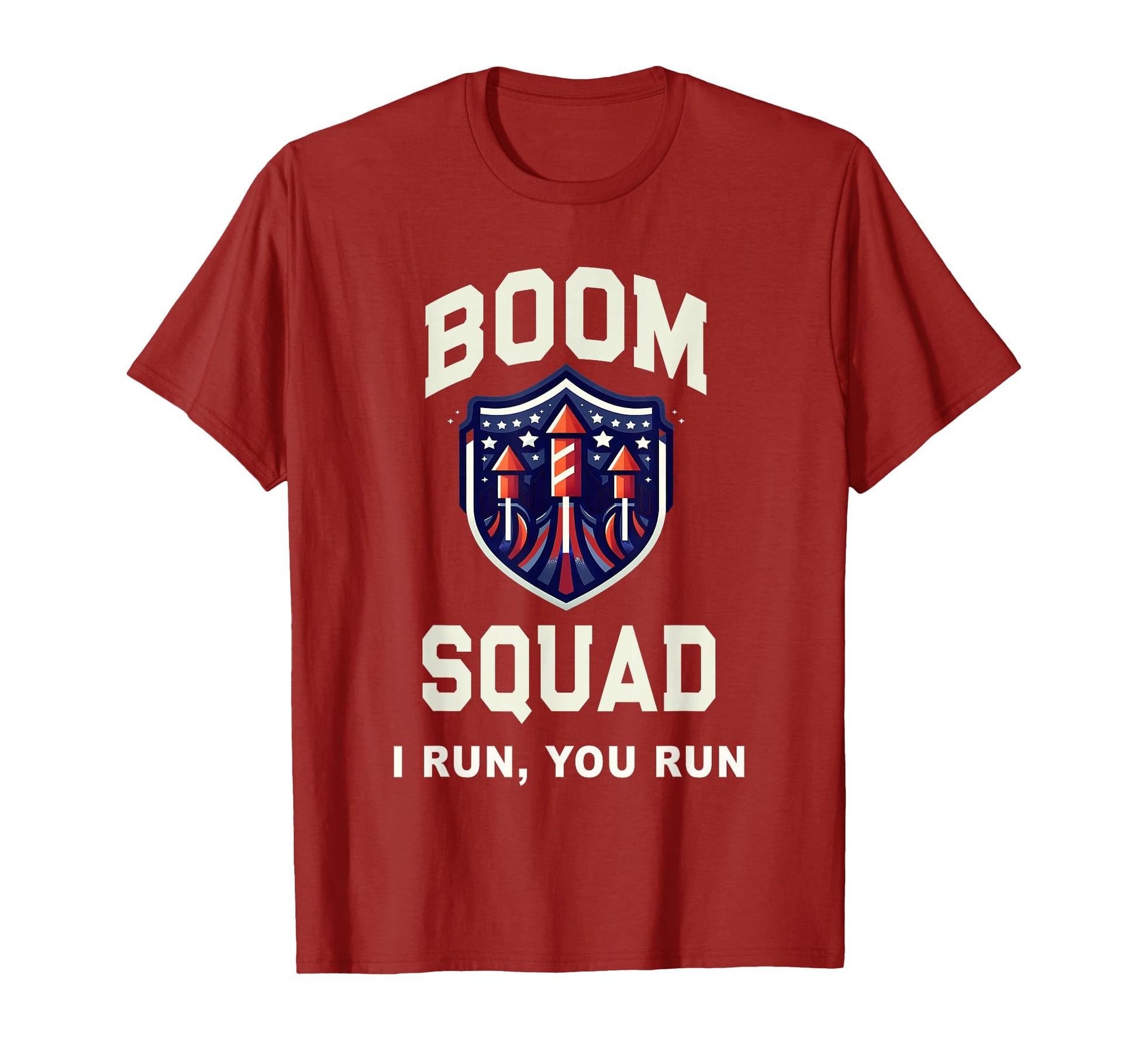 Fireworks Boom Squad 4Th July Safety T-Shirt - Custom Art Print for Adults - T-Shirt, Sweatshirt, Hoodie