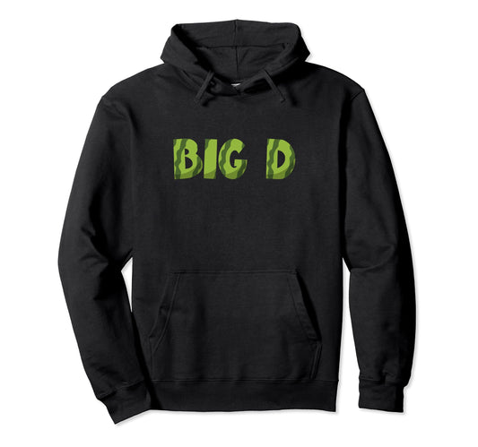 Big D Watermelon Funny Summer Fruit Hoodie - Minimalist Print Men Women - T-Shirt, Sweatshirt, Hoodie