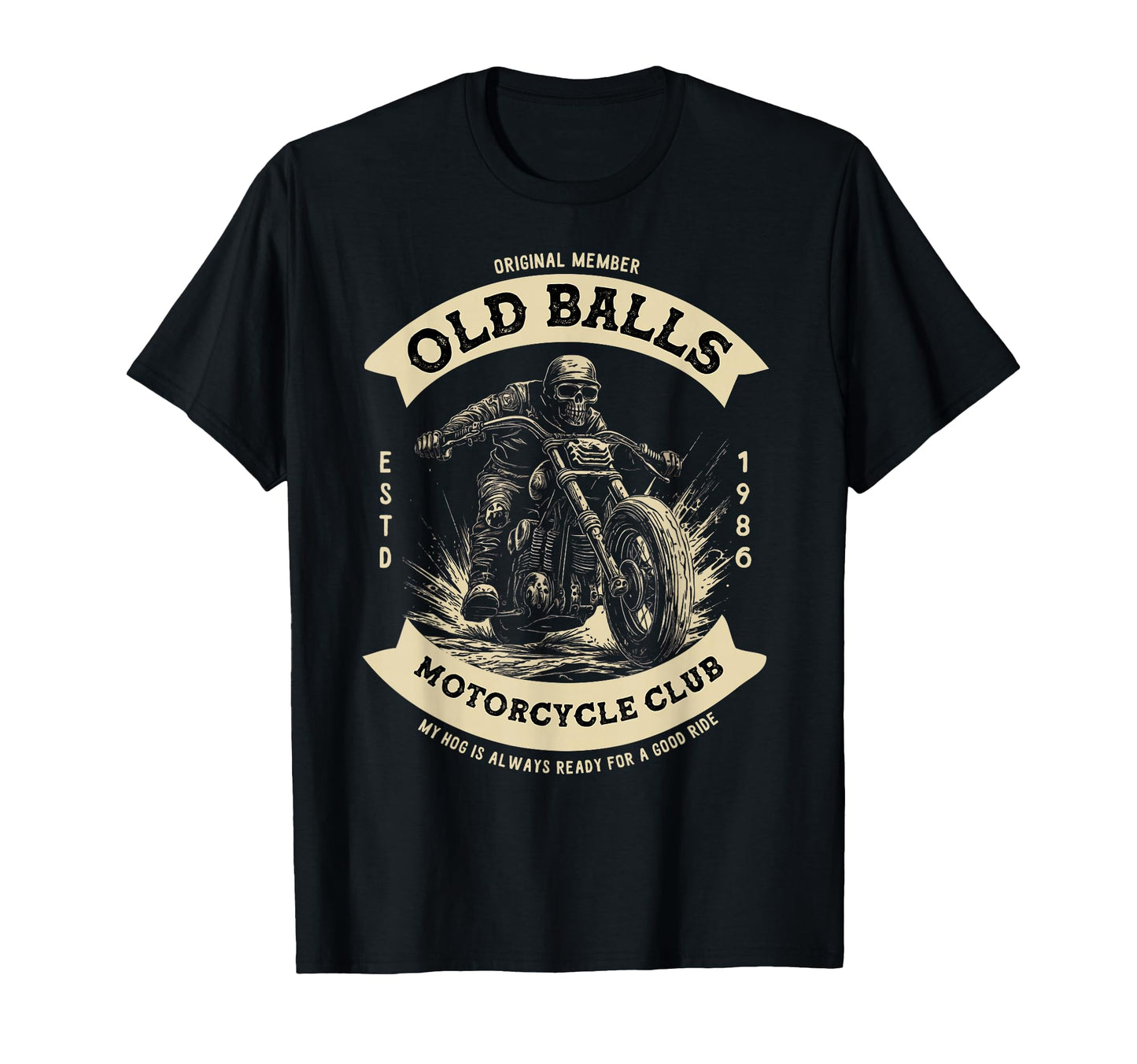 Funny 40Th Birthday Motorcycle T-Shirt - Fun Novelty Design Men Women - T-Shirt, Sweatshirt, Hoodie