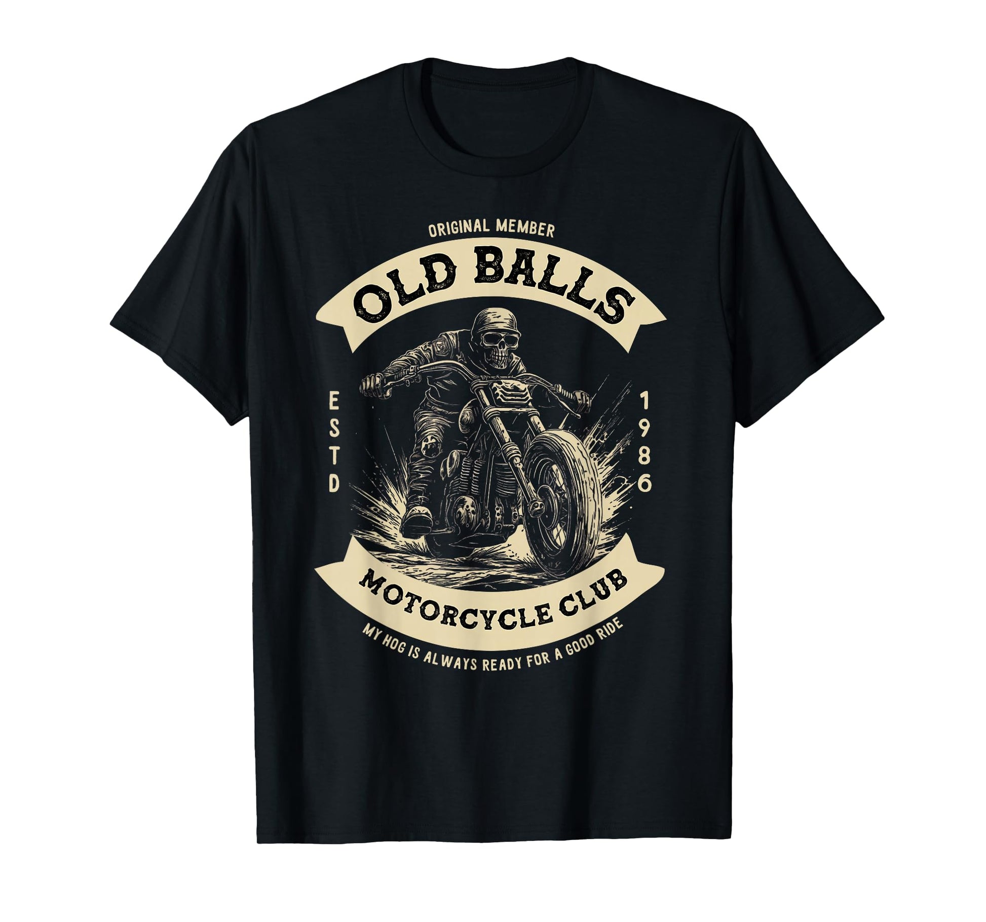 Funny 40Th Birthday Motorcycle T-Shirt - Fun Novelty Design Men Women - T-Shirt, Sweatshirt, Hoodie