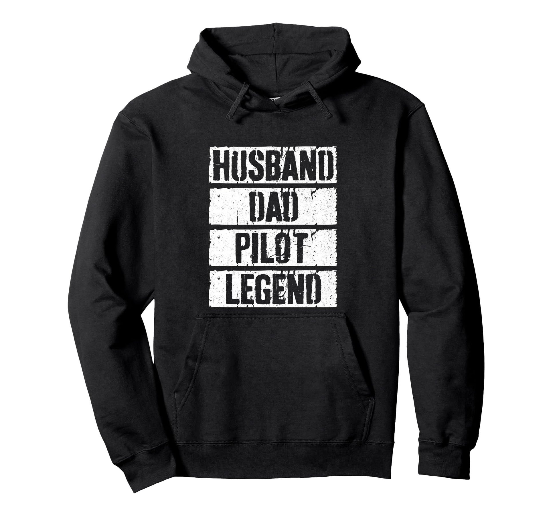 Husband Dad Pilot Legend Aviation Hoodie - Streetwear Style for Adults - T-Shirt, Sweatshirt, Hoodie
