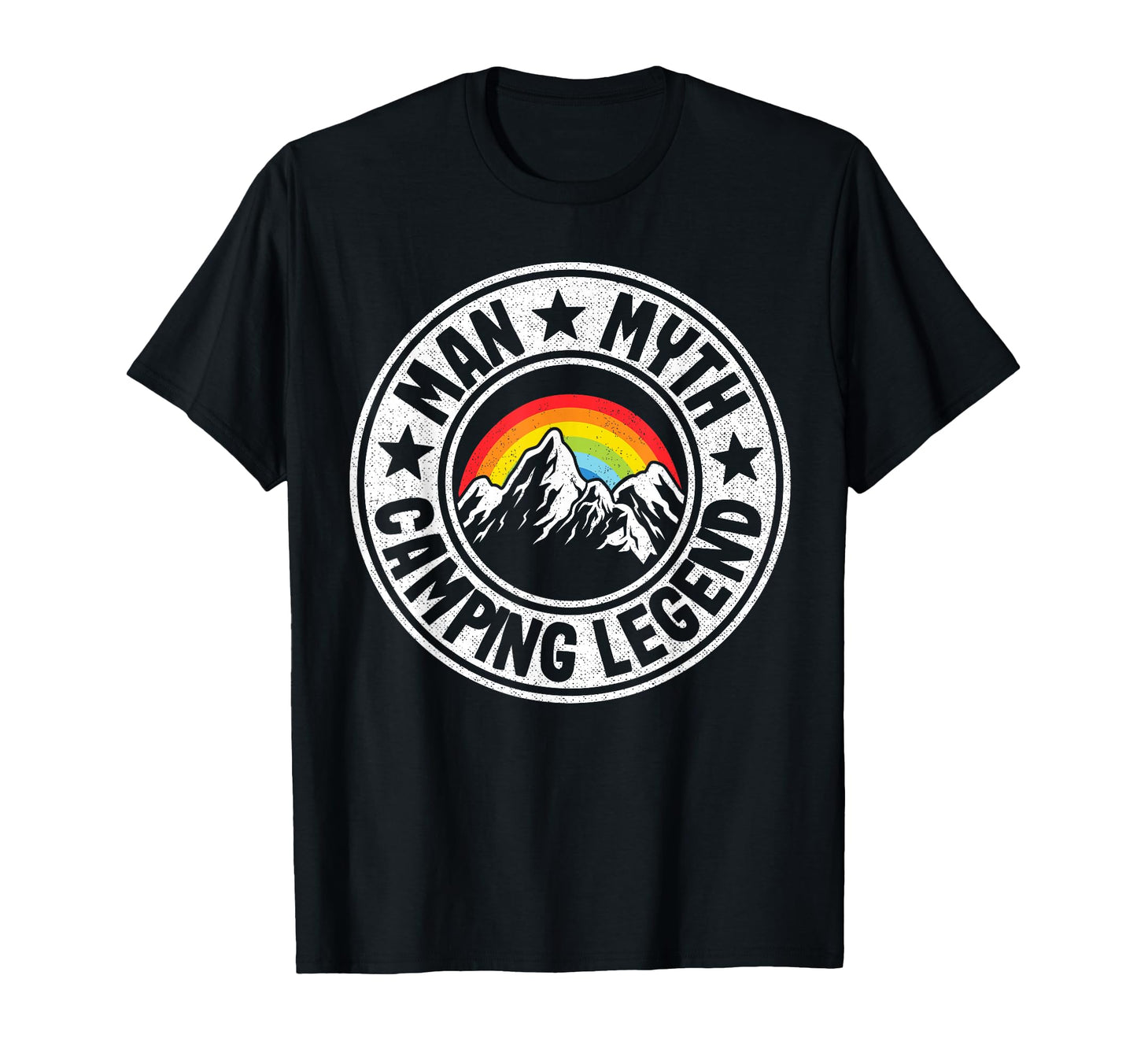 Myth Camping Legend Rv Camper Dad Outdoor T-Shirt - Graphic Print Unisex - T-Shirt, Sweatshirt, Hoodie