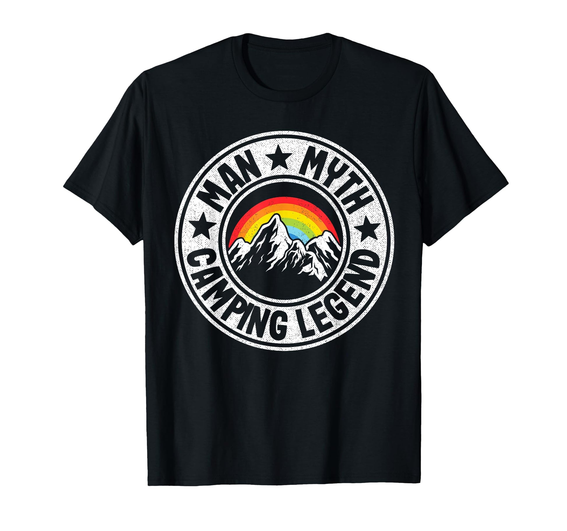 Myth Camping Legend Rv Camper Dad Outdoor T-Shirt - Graphic Print Unisex - T-Shirt, Sweatshirt, Hoodie