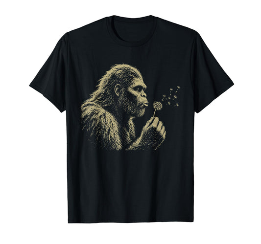 Blowing Wishes Funny Bigfoot T-Shirt - Fun Novelty Design for Adults - T-Shirt, Sweatshirt, Hoodie
