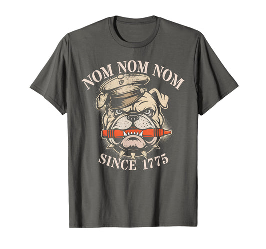 Bulldog I Eat Crayons Mre Snack T-Shirt - Aesthetic Graphic Men Women - T-Shirt, Sweatshirt, Hoodie