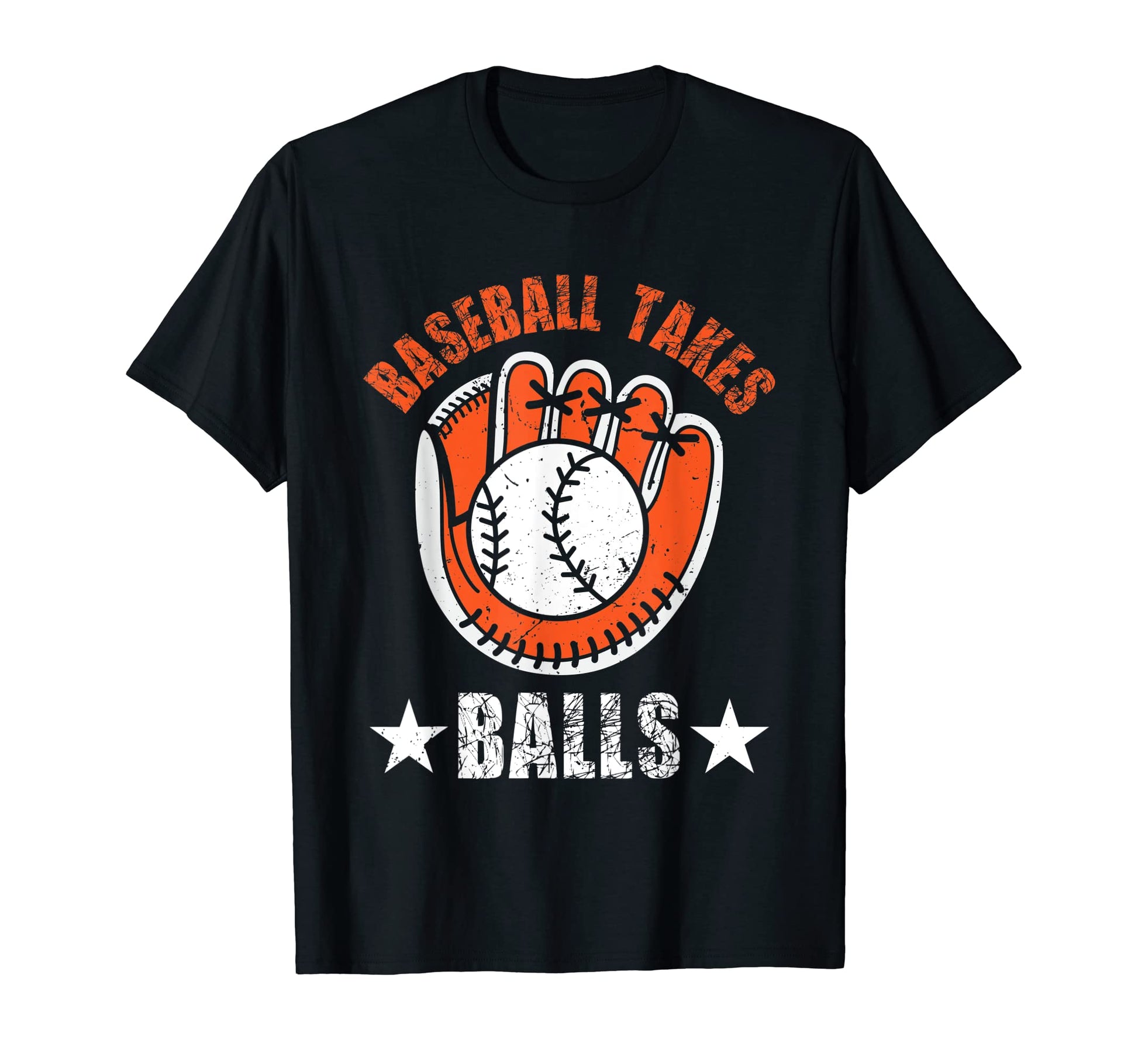 Baseball Takes Balls Baseball Player T-Shirt - Graphic Print Unisex - T-Shirt, Sweatshirt, Hoodie