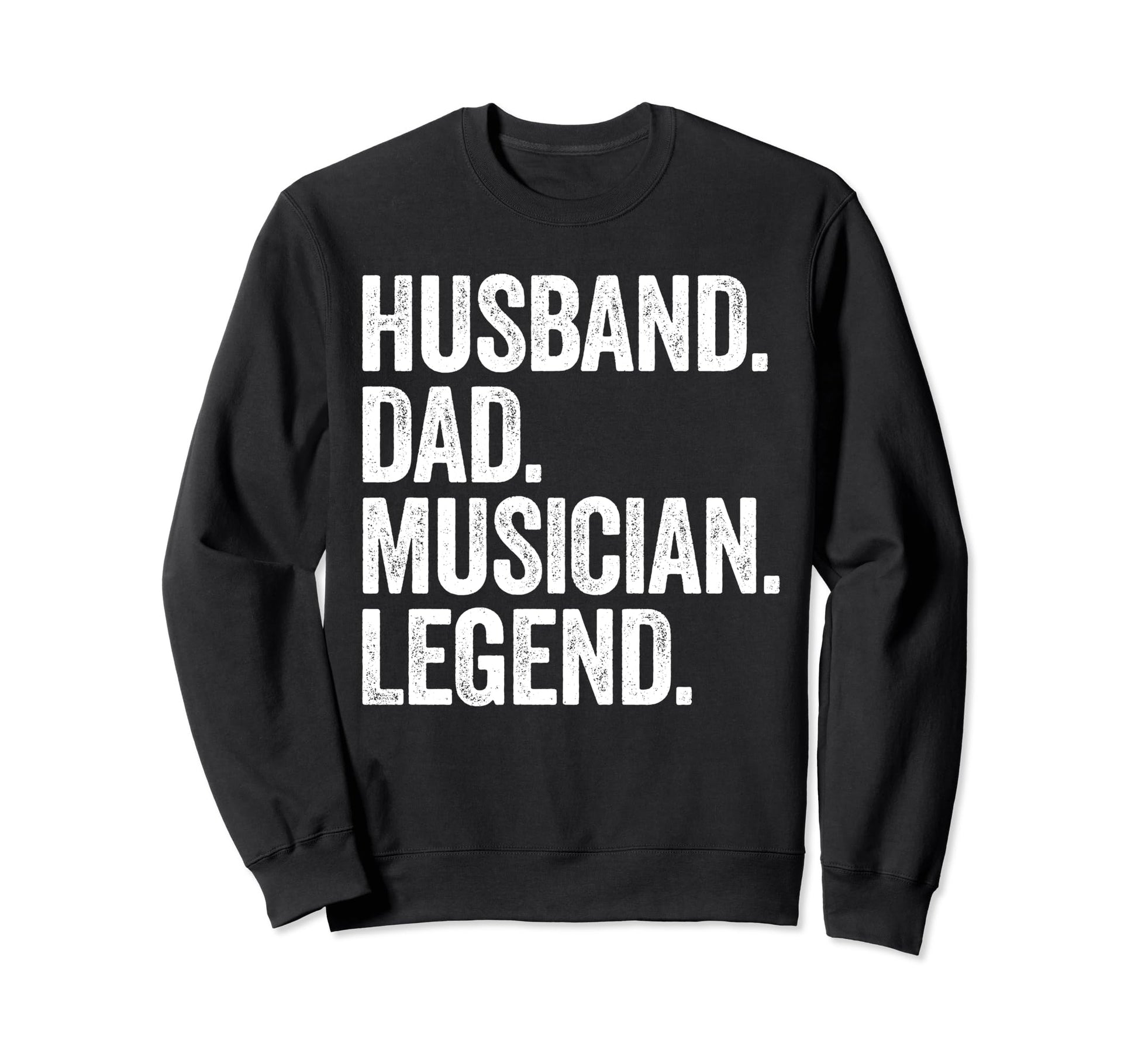 Husband Dad Musician Funny Music Lover Sweatshirt - Minimalist Print Unisex - T-Shirt, Sweatshirt, Hoodie