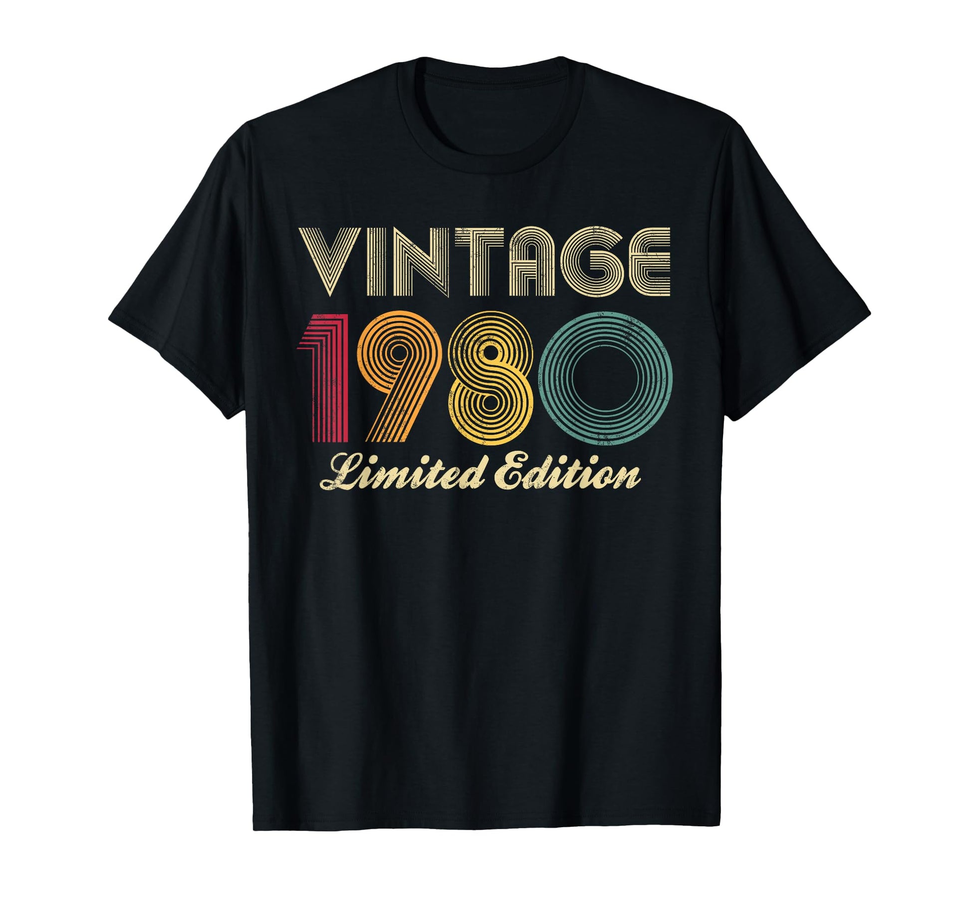 1980 46Th Birthday 46 Years Old T-Shirt - Trendy Graphic Unisex - T-Shirt, Sweatshirt, Hoodie