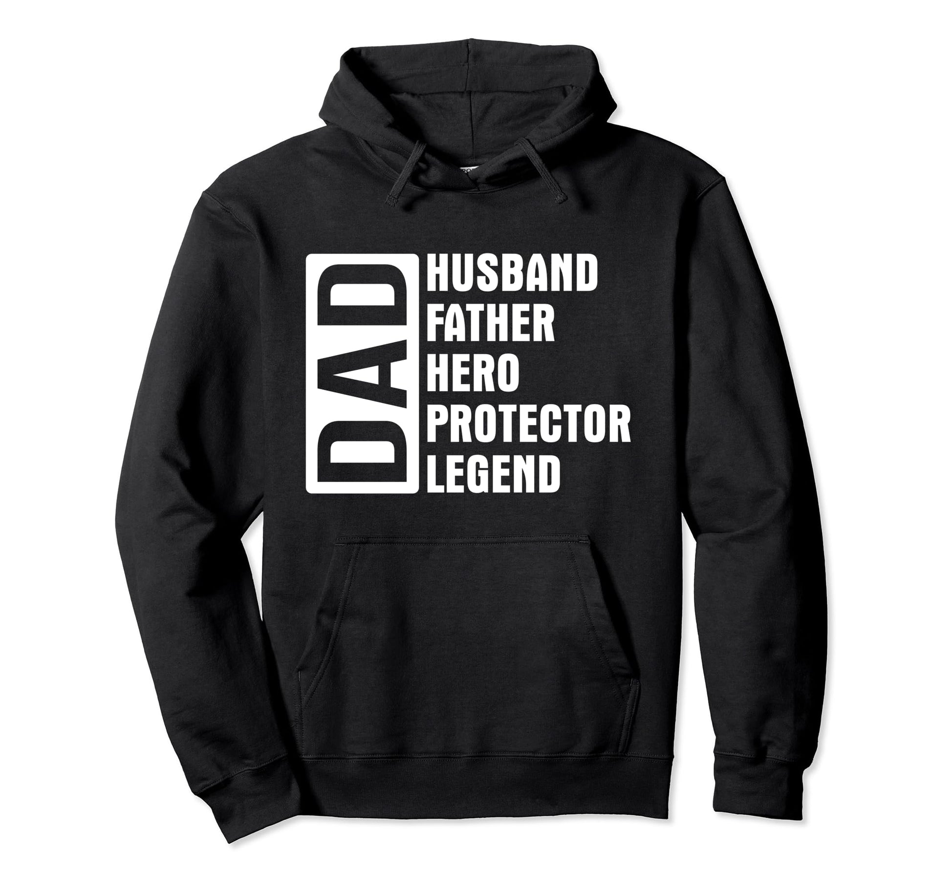 Dad Husband Protector Hero Legend Daddy Hoodie - Trendy Graphic for Adults - T-Shirt, Sweatshirt, Hoodie