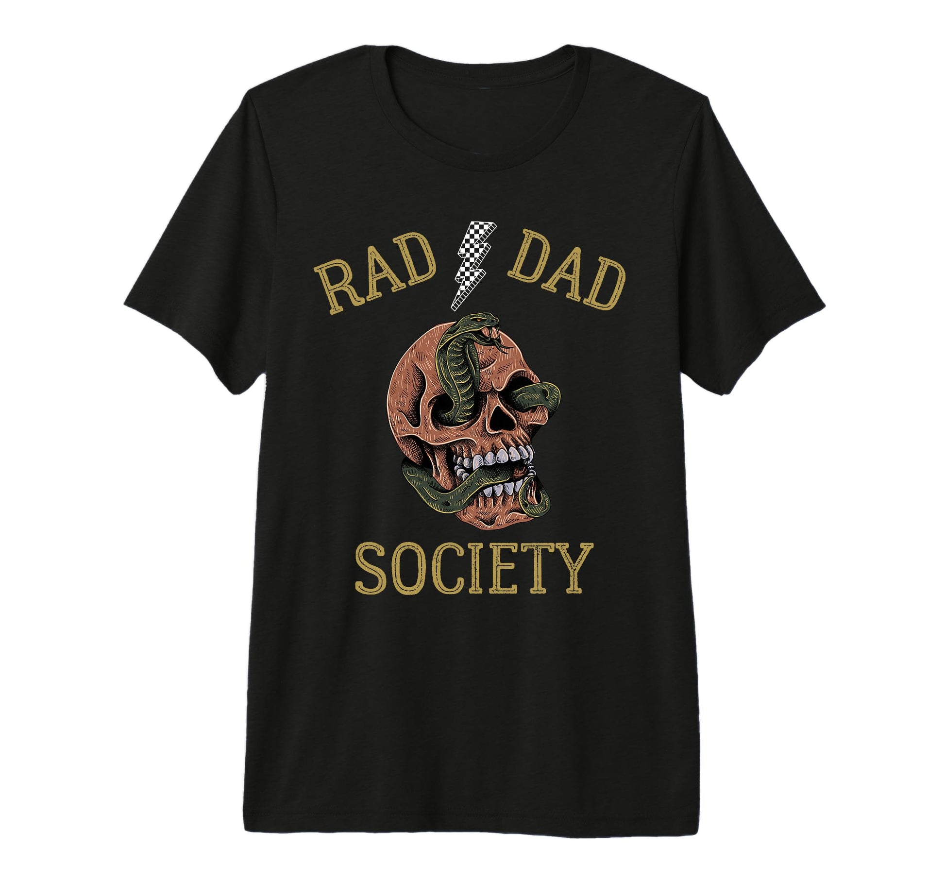 Rad Dad Society Fathers Day Husband Daddy T-Shirt - Unique Graphic Unisex - T-Shirt, Sweatshirt, Hoodie