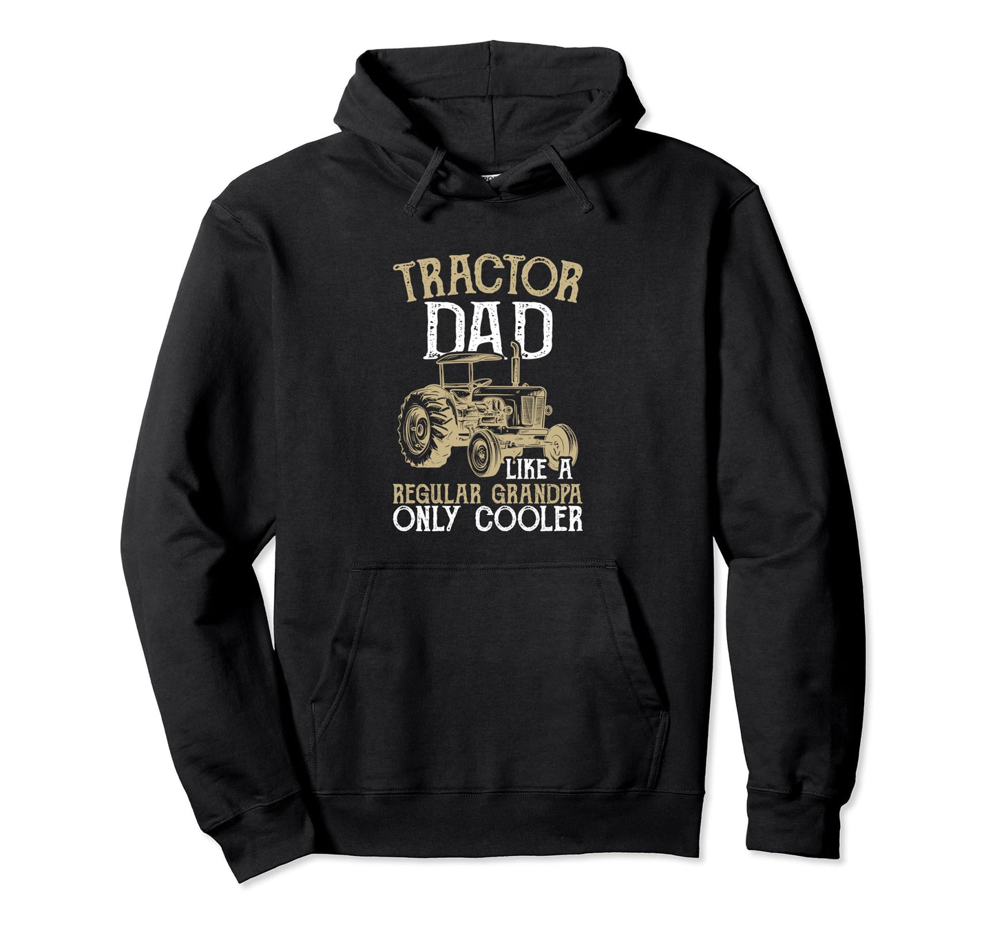 Farmer Tractor Dad Like Regular Dad Hoodie - Minimalist Print for Adults - T-Shirt, Sweatshirt, Hoodie