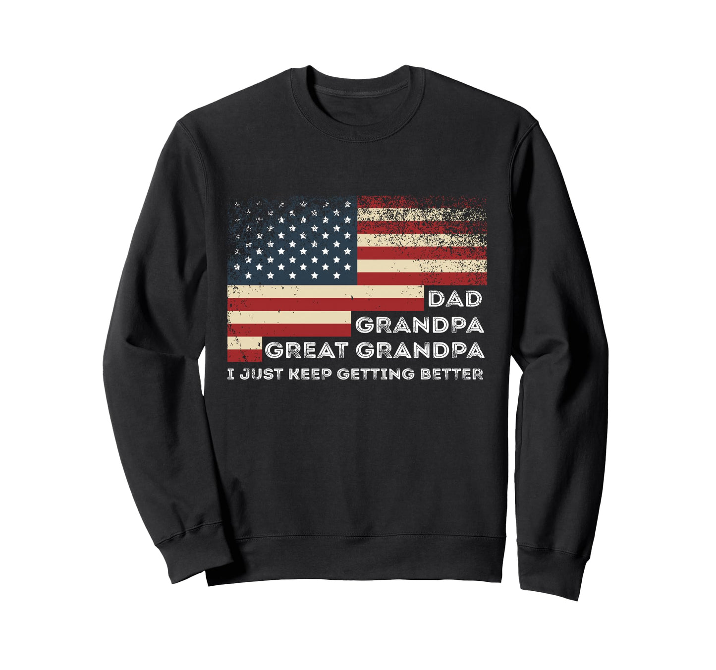 Fathers Day From Grandkids Dad Grandpa Sweatshirt - Trendy Graphic Unisex - T-Shirt, Sweatshirt, Hoodie