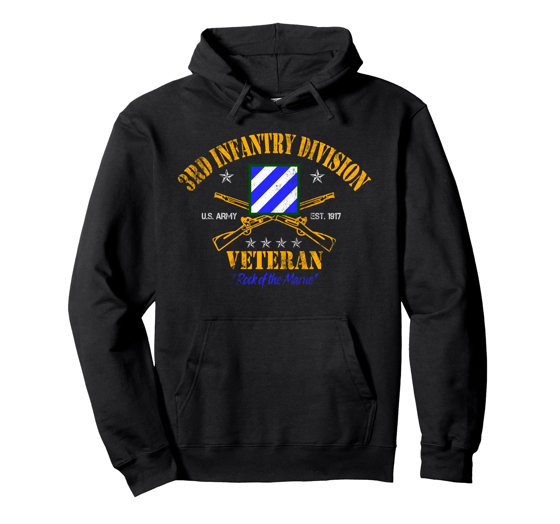3Rd Infantry Division Veteran Hoodie - Streetwear Style for Adults - T-Shirt, Sweatshirt, Hoodie