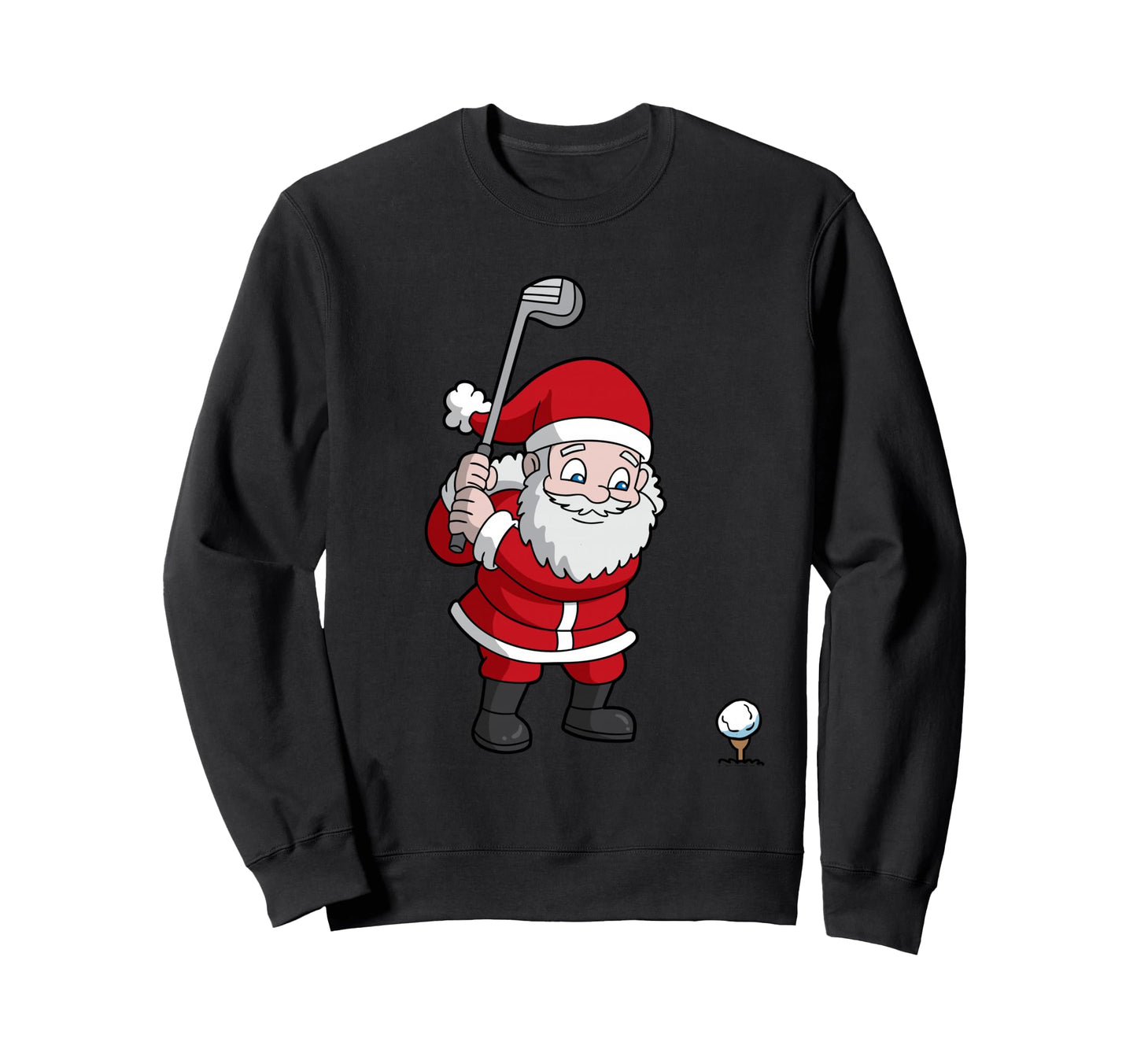 Santa Claus Golf Golfer Golfing Sweatshirt - Streetwear Style Men Women - T-Shirt, Sweatshirt, Hoodie