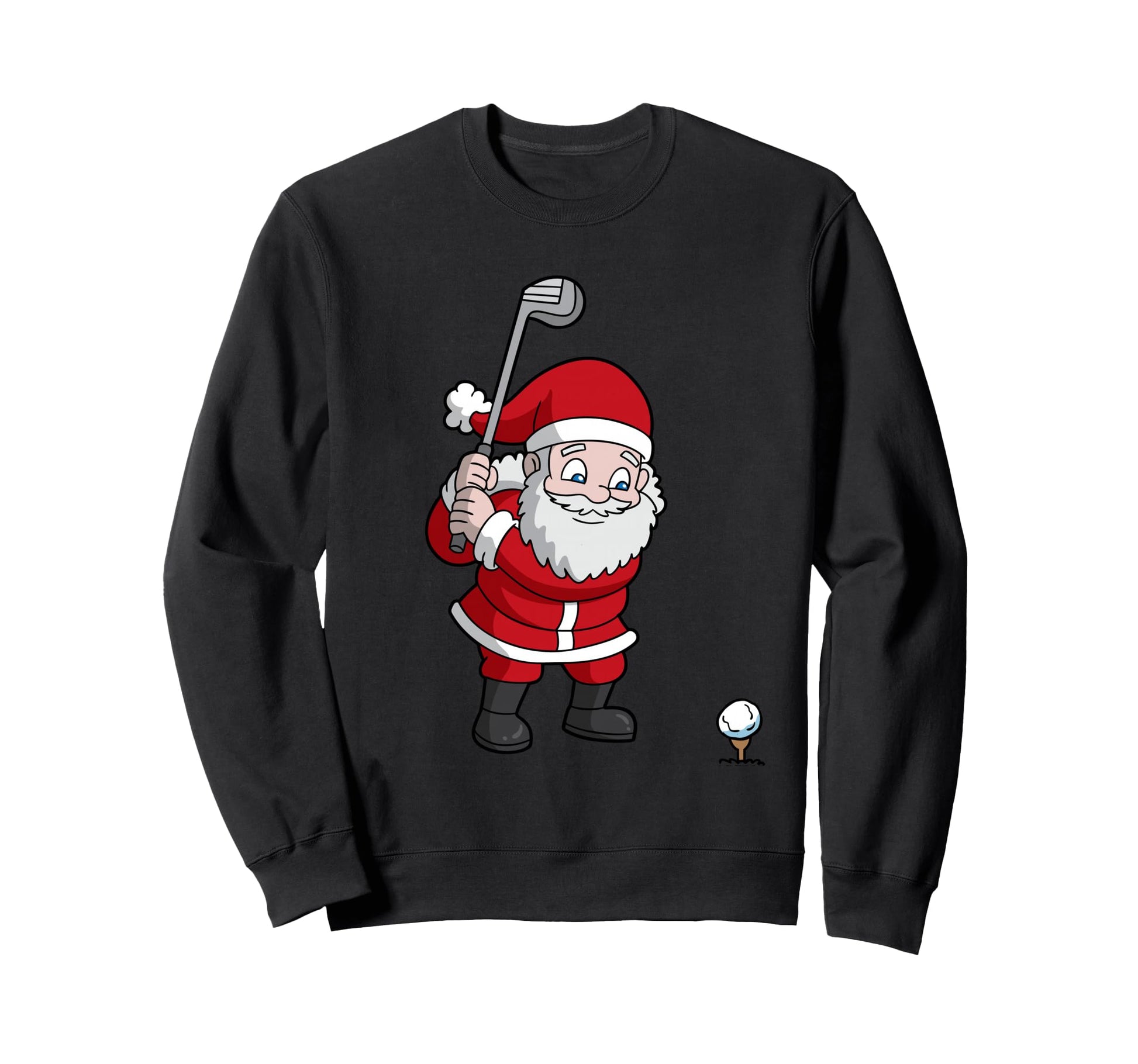 Santa Claus Golf Golfer Golfing Sweatshirt - Streetwear Style Men Women - T-Shirt, Sweatshirt, Hoodie