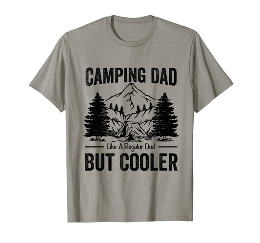 Camping Dad Outdoor Trip Mountain T-Shirt - Novelty Apparel for Adults - T-Shirt, Sweatshirt, Hoodie